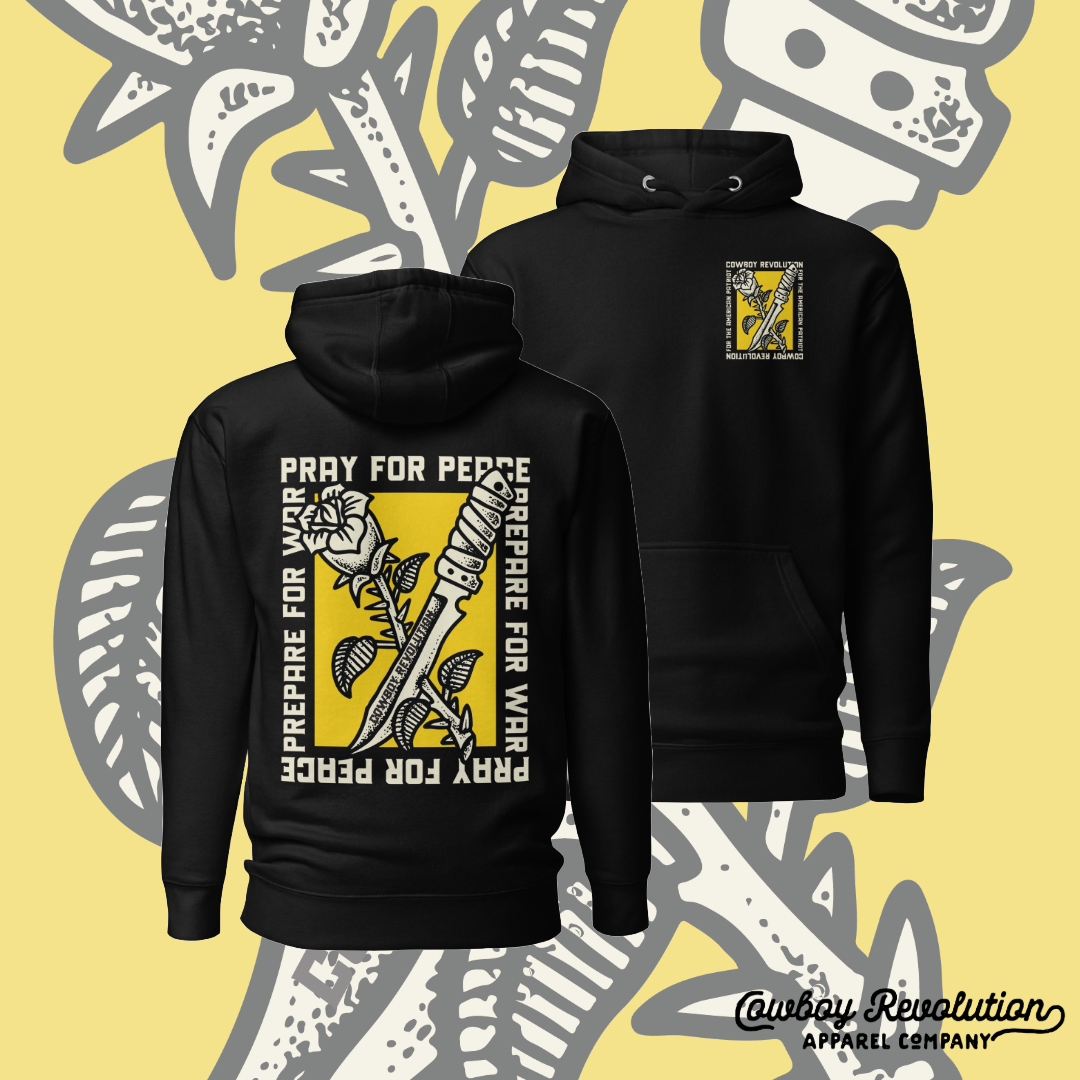 "Pray For Peace" Cowboy Revolution Premium Hoodie