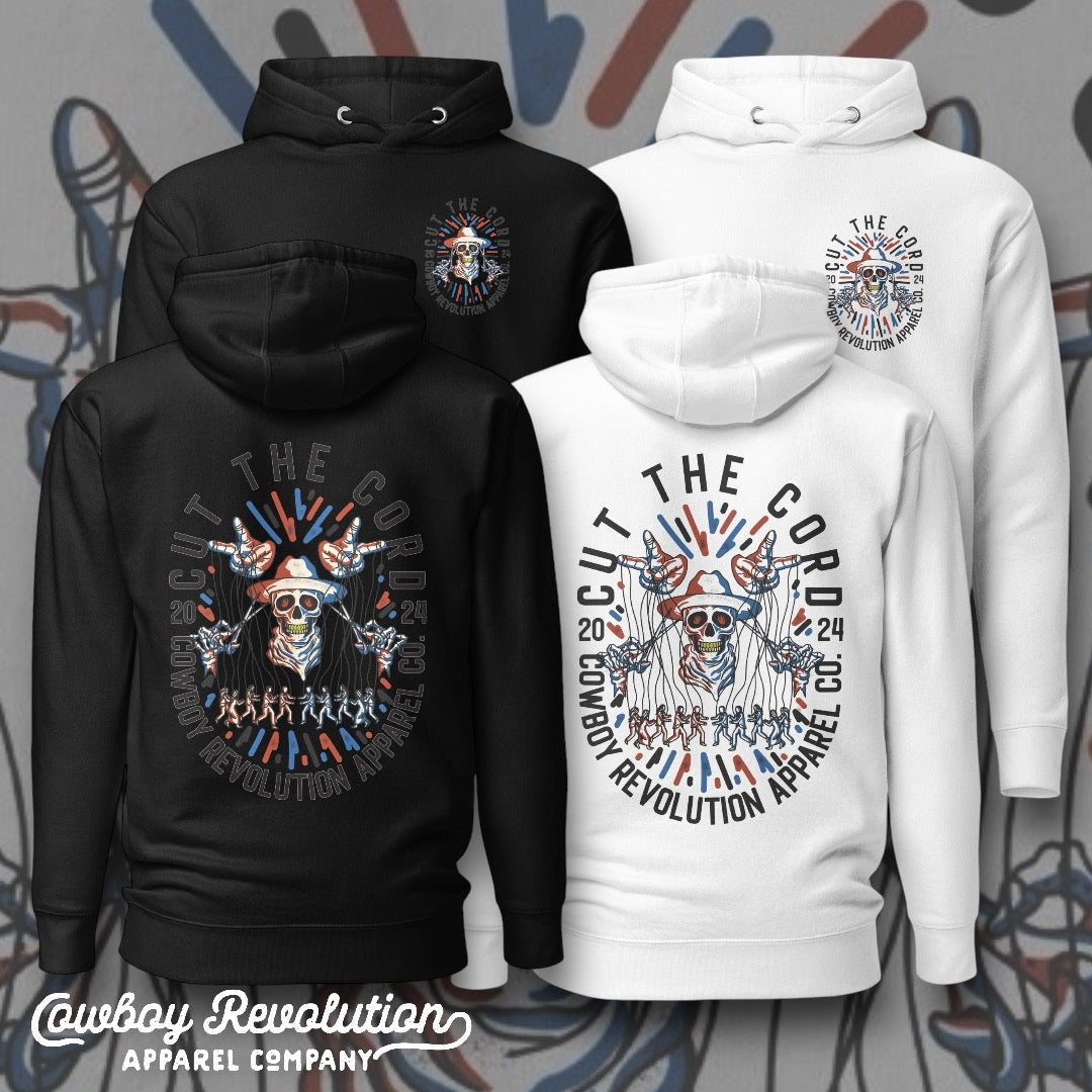 "Cut The Cord" Cowboy Revolution Premium Hoodie
