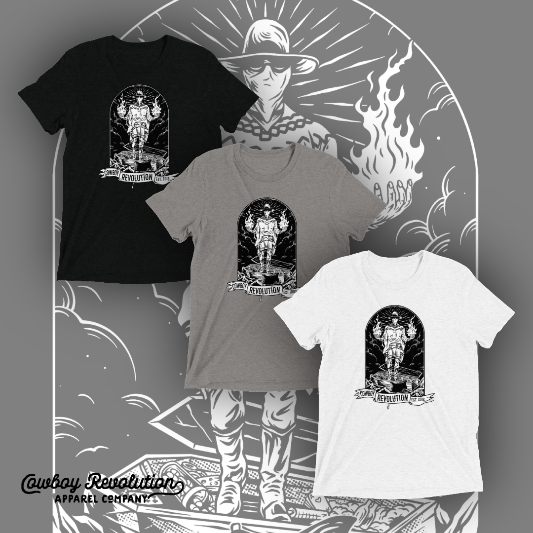 "Old Habits" Short sleeve tri-blend tee