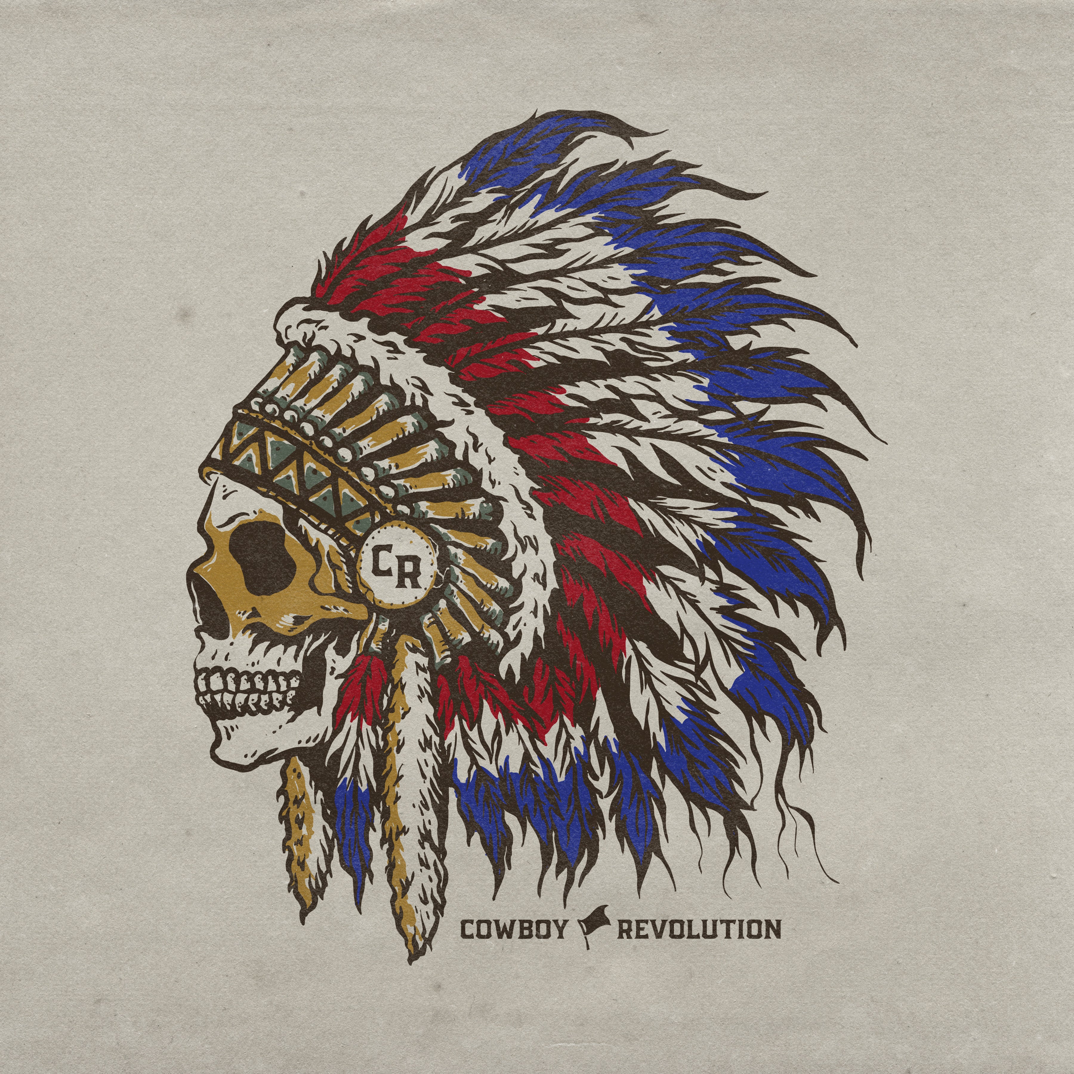 "Big Chief" COWBOY REVOLUTION SHORT SLEEVE TEE