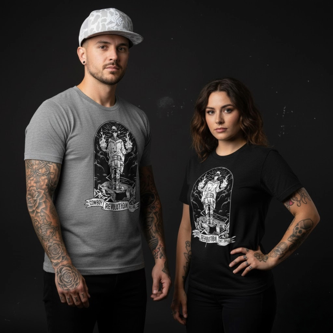 "Old Habits" Short sleeve tri-blend tee