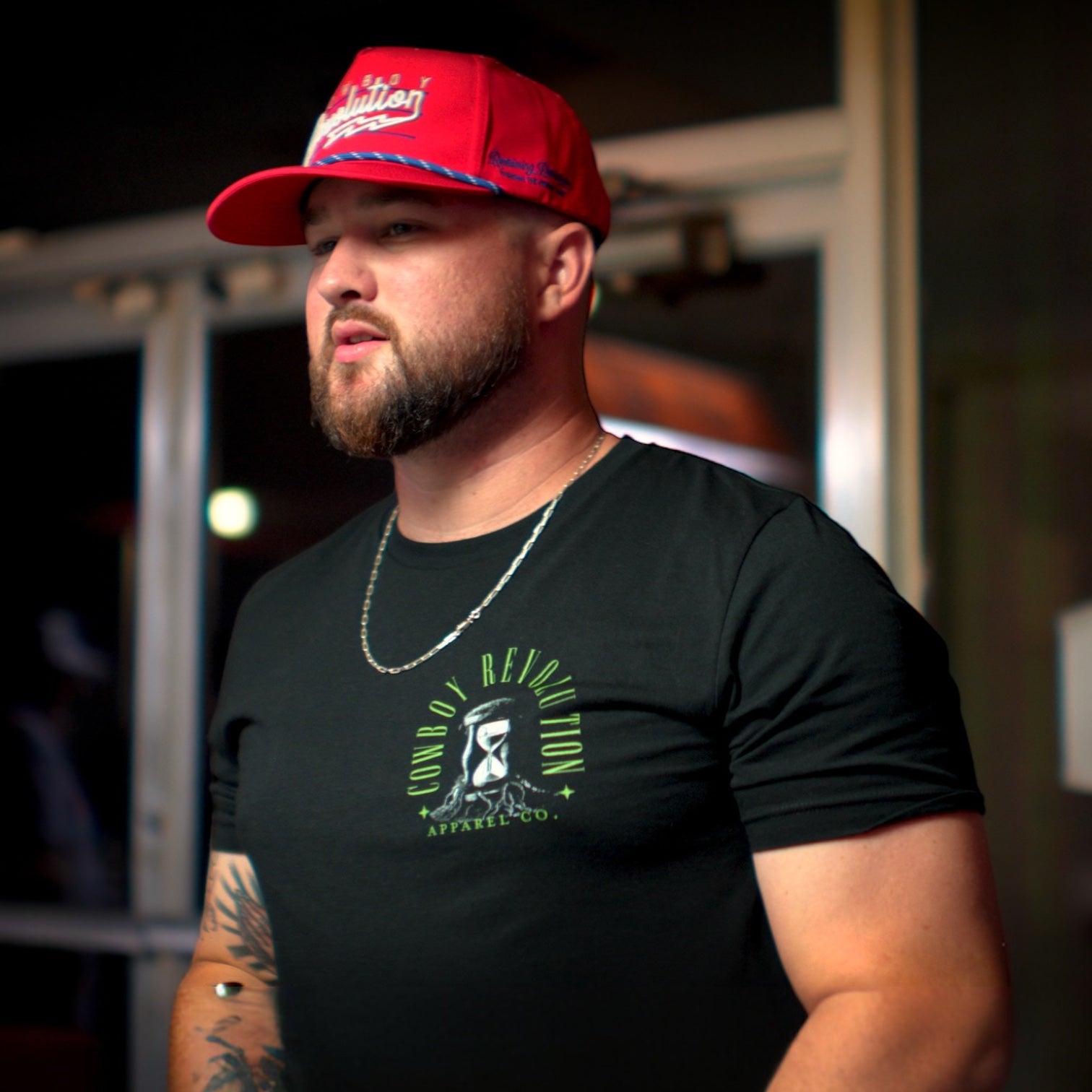 "OVERNIGHT SUCCESS" COWBOY REVOLUTION SHORT SLEEVE TRI-BLEND TEE