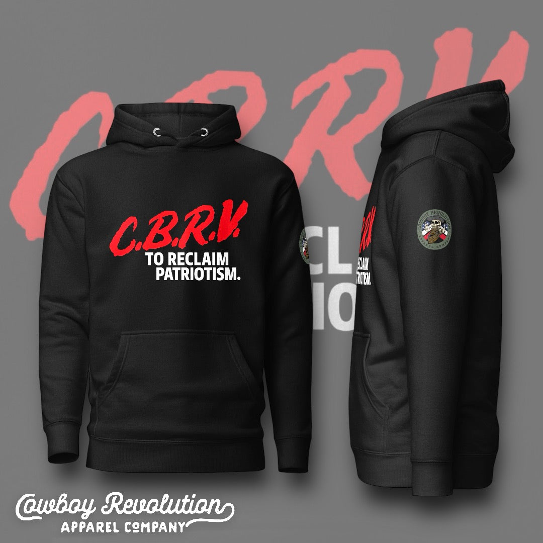 "DARE to Reclaim Patriotism" Cowboy Revolution Premium Hoodie