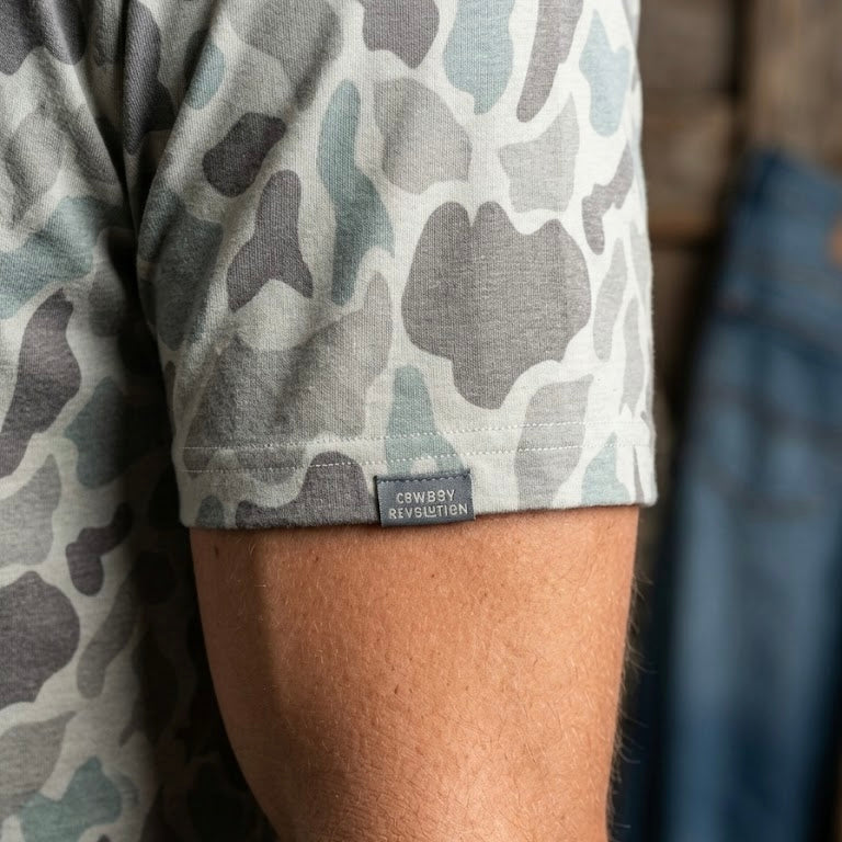“Classic Camo - Marshland" Premium Short Sleeve Tee
