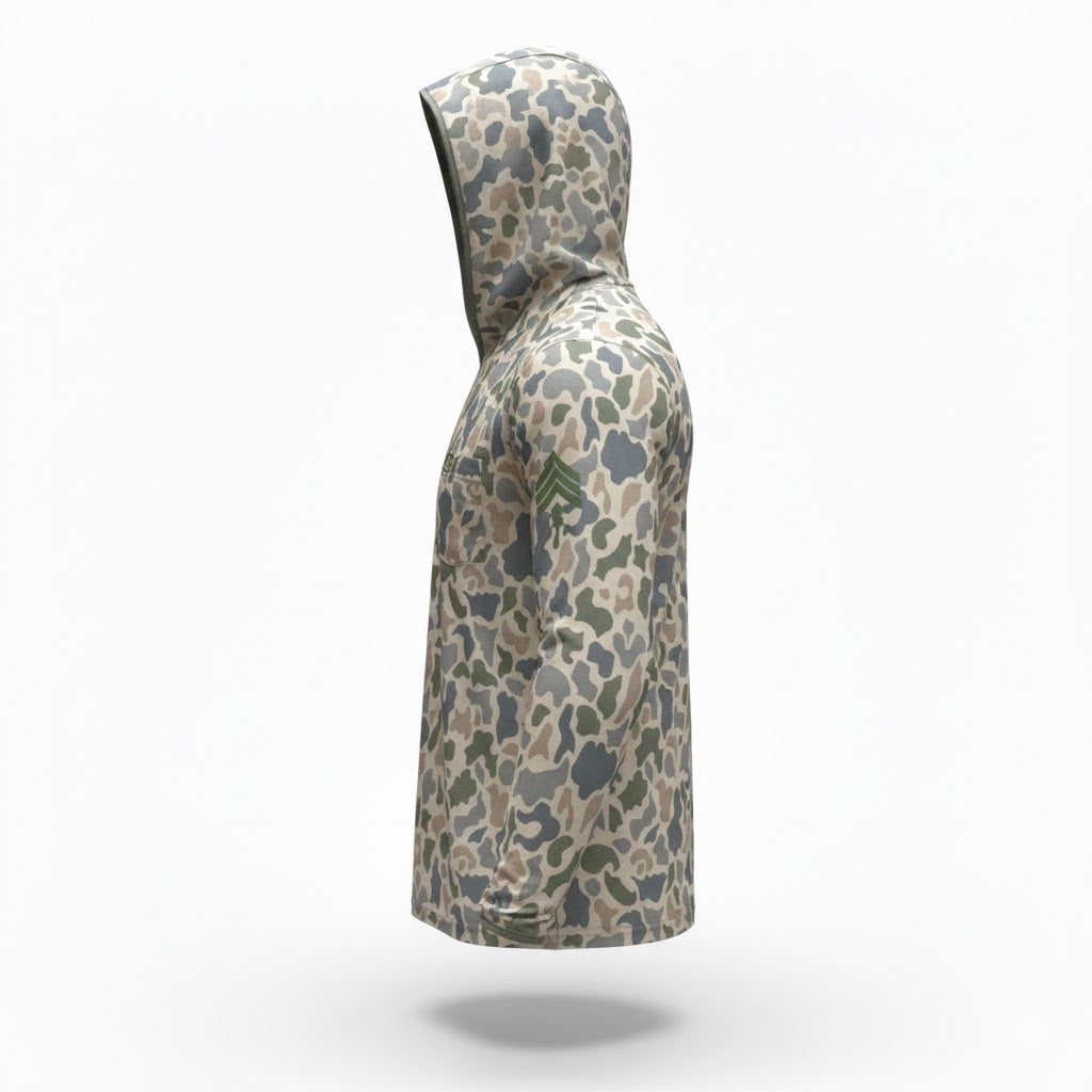 “Lake Jackson 2.0" Cowboy Revolution Hooded Long-Sleeve Sunshirt