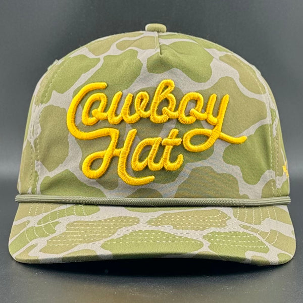 Turtle Camo “Cowboy Hat” - Cowboy Revolution Semi-Structured 5-panel Hat