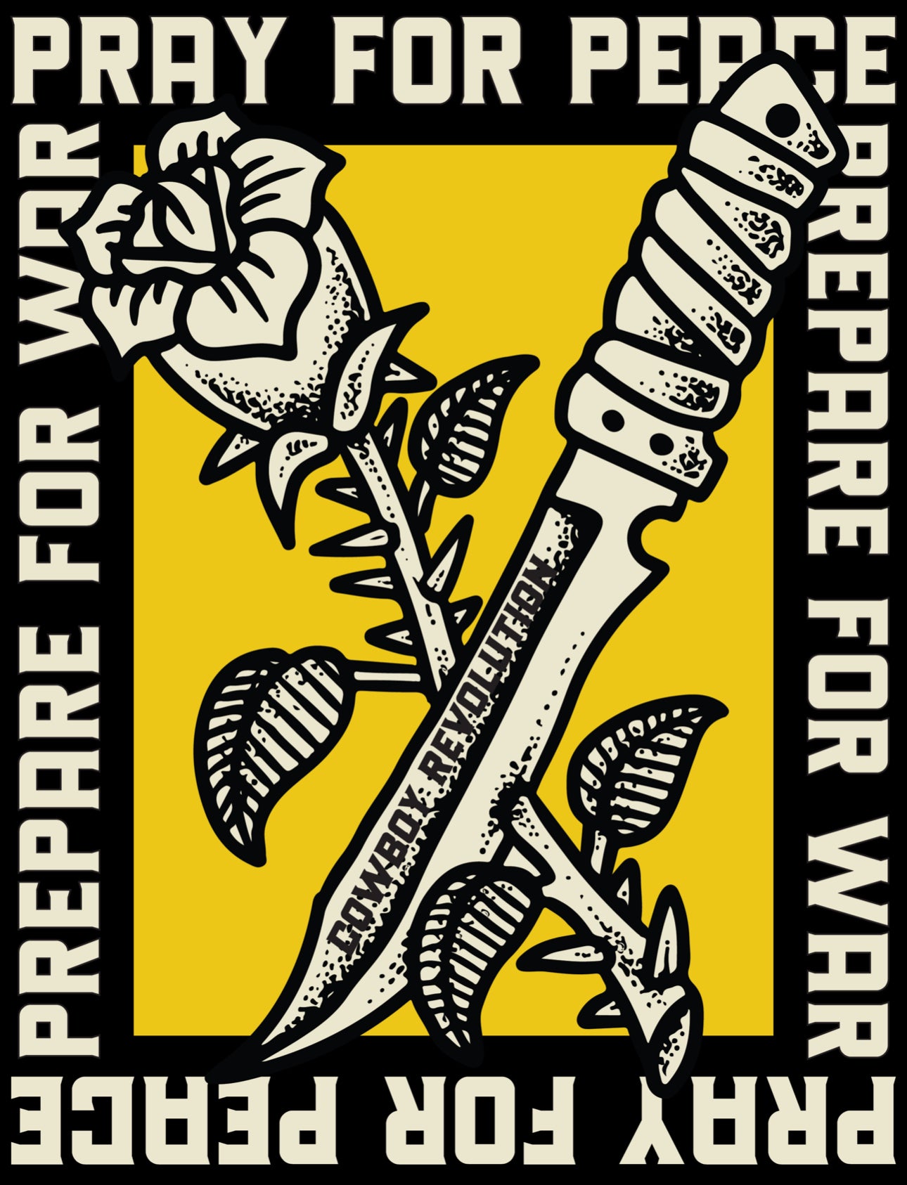 "Pray For Peace" Cowboy Revolution Premium Hoodie