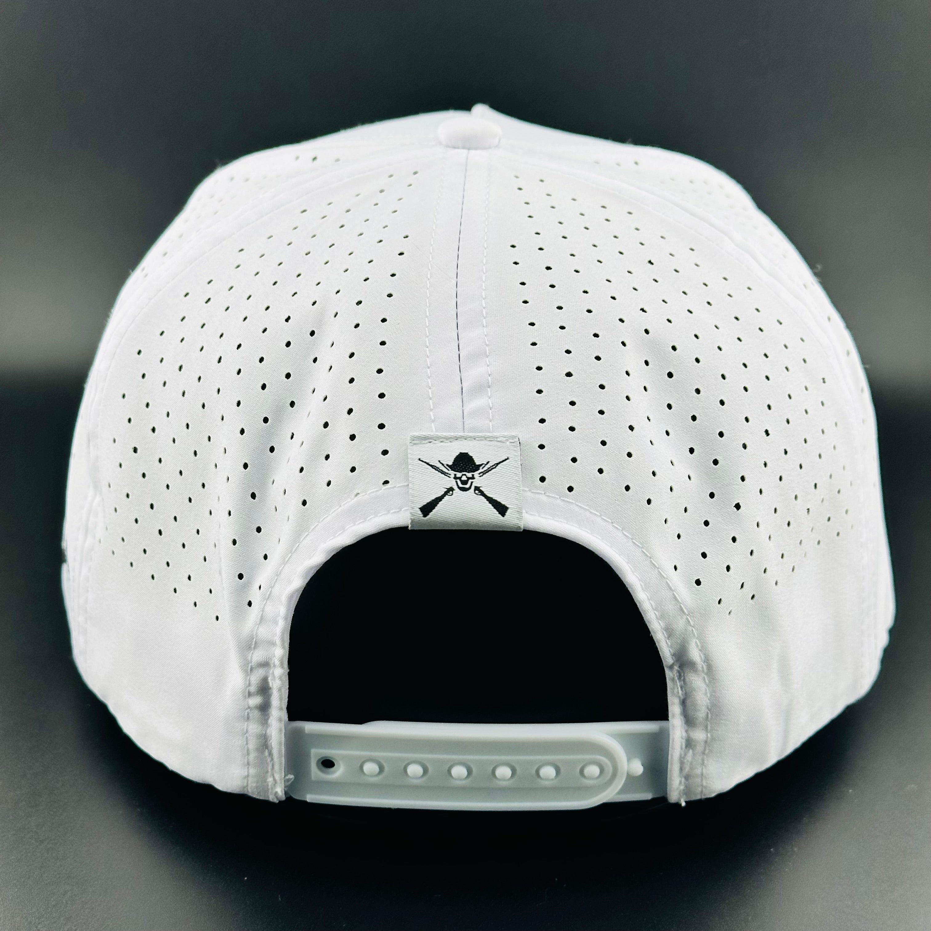 “Cowboy Hat” Performance Patch Rope Hat - White