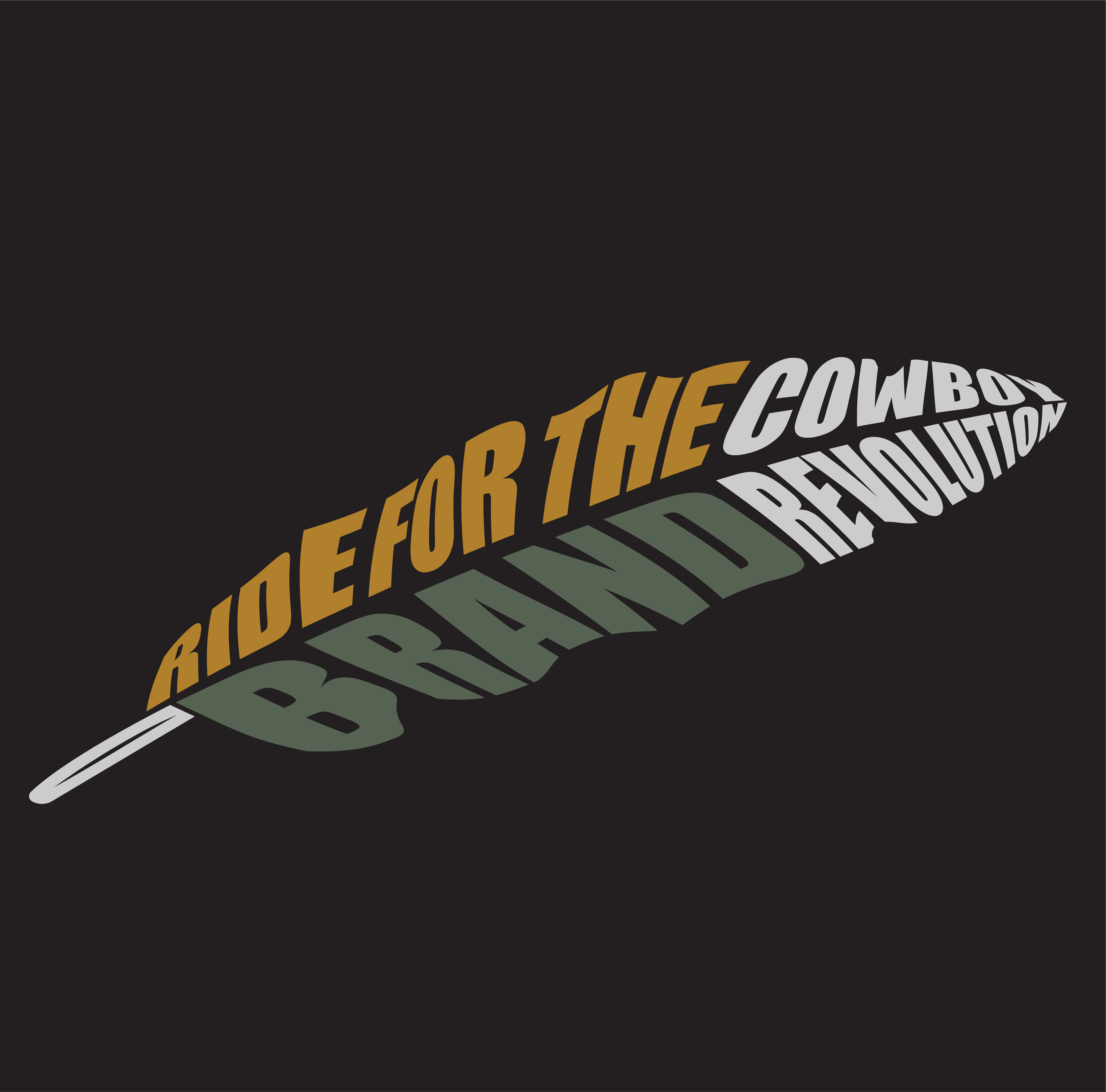 "Ride For The Brand" Cowboy Revolution Premium Hoodie