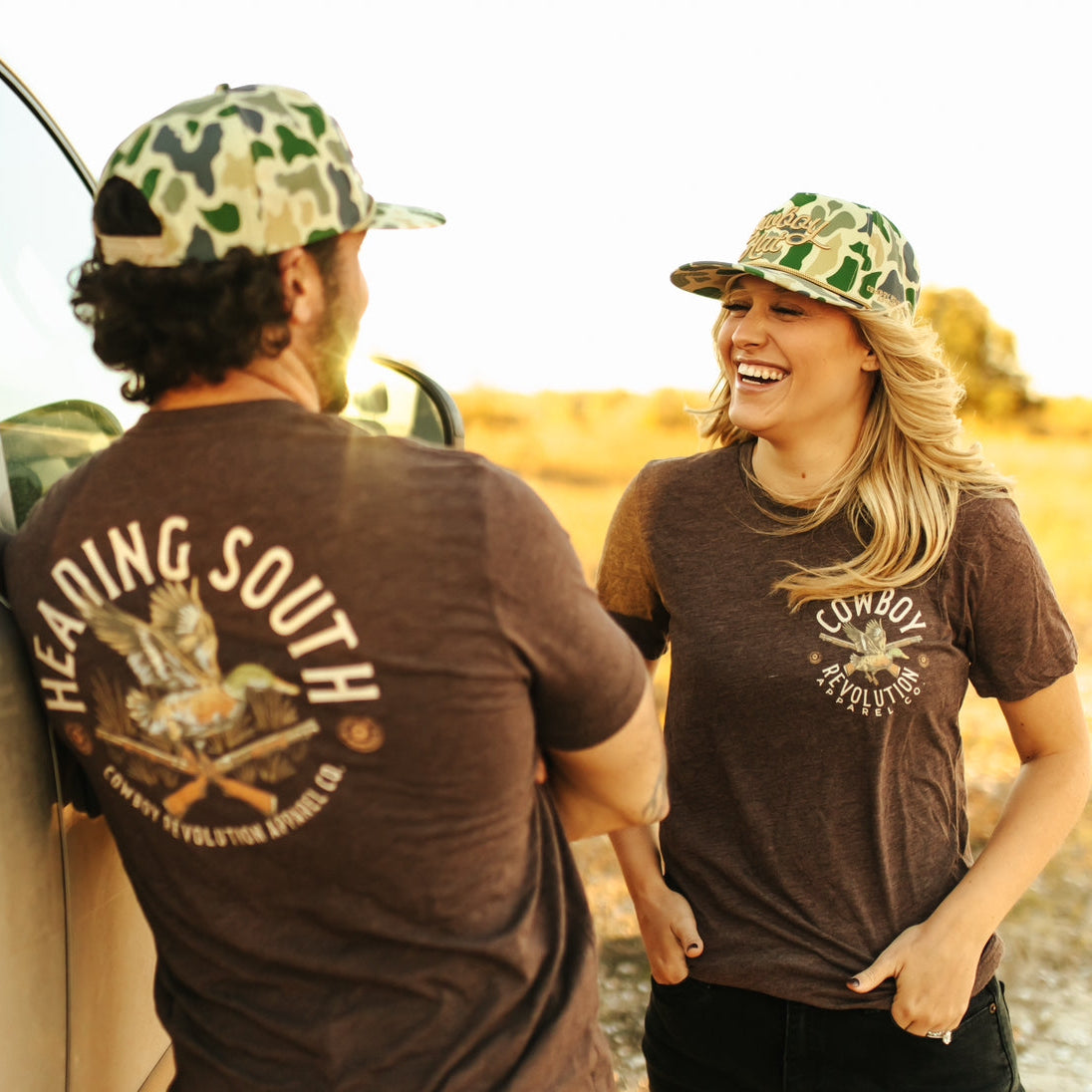"Heading South" Cowboy Revolution Short Sleeve Tri-Blend Tee