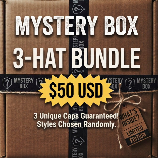 Mystery Box 3-Hat Bundle - $50