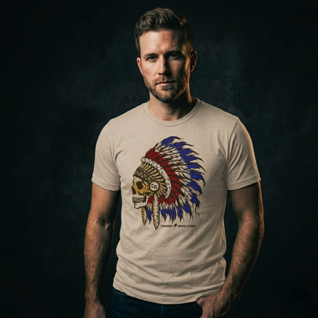 "Big Chief" COWBOY REVOLUTION SHORT SLEEVE TEE