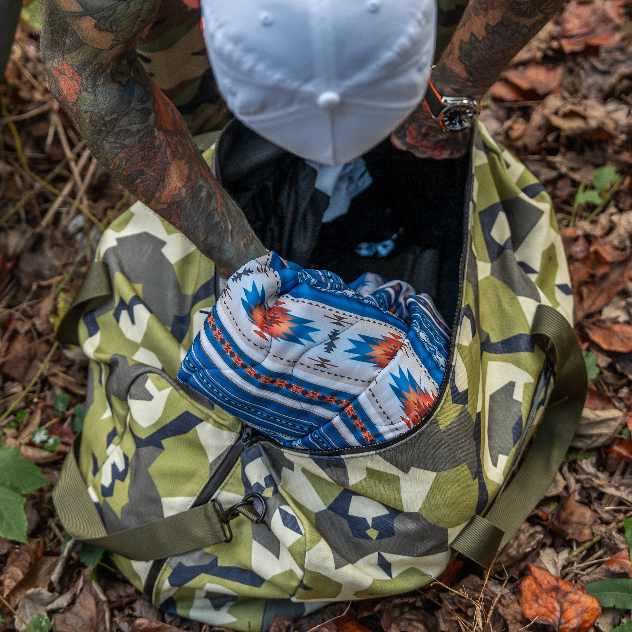 Waterproof XL 57.5L Waxed Duffle Bag