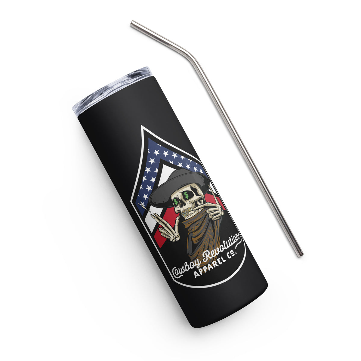 "Chevron" Cowboy Revolution 20 oz. Stainless Steel Tumbler
