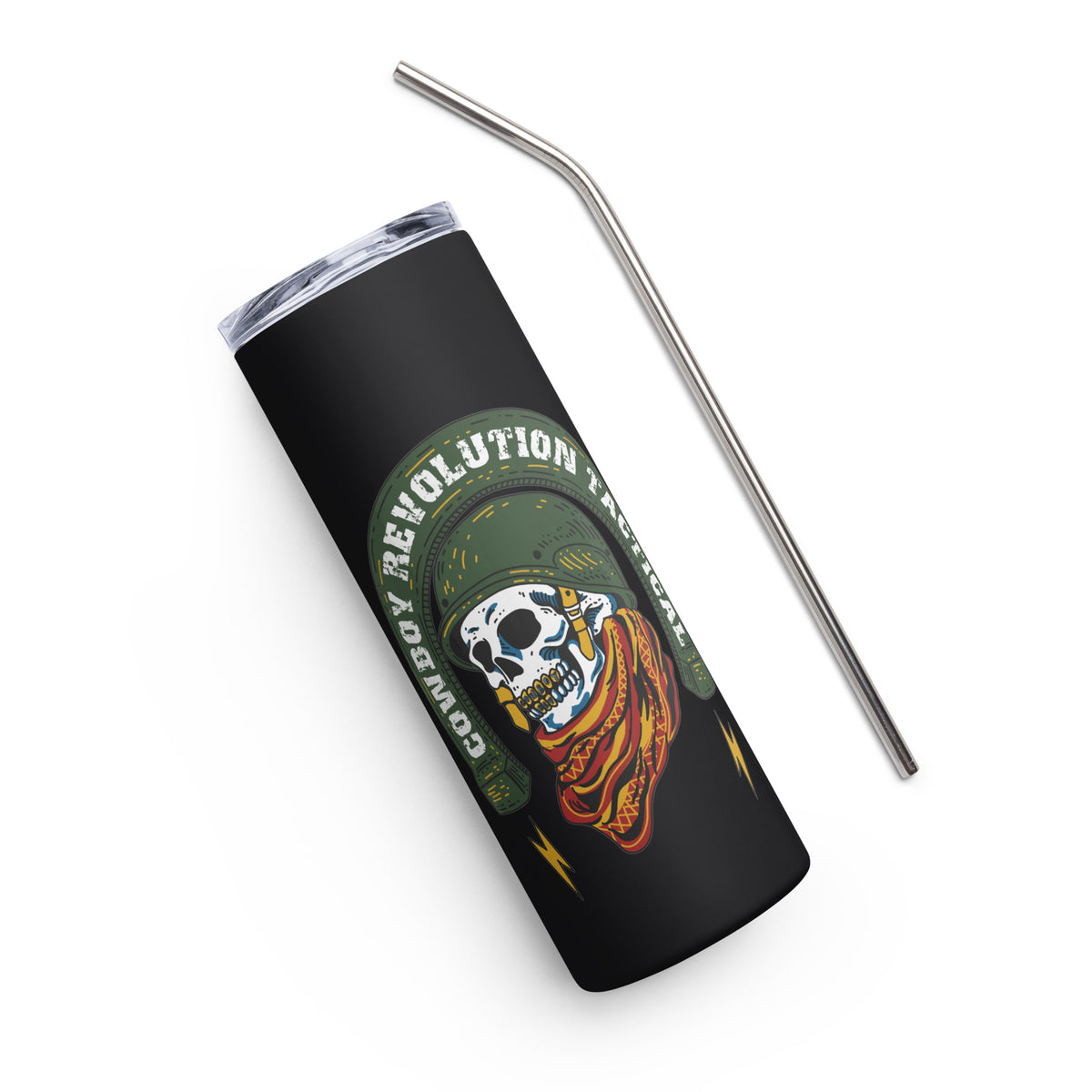 "Cowboy Revolution Tactical" 20 oz. Stainless Steel Tumbler