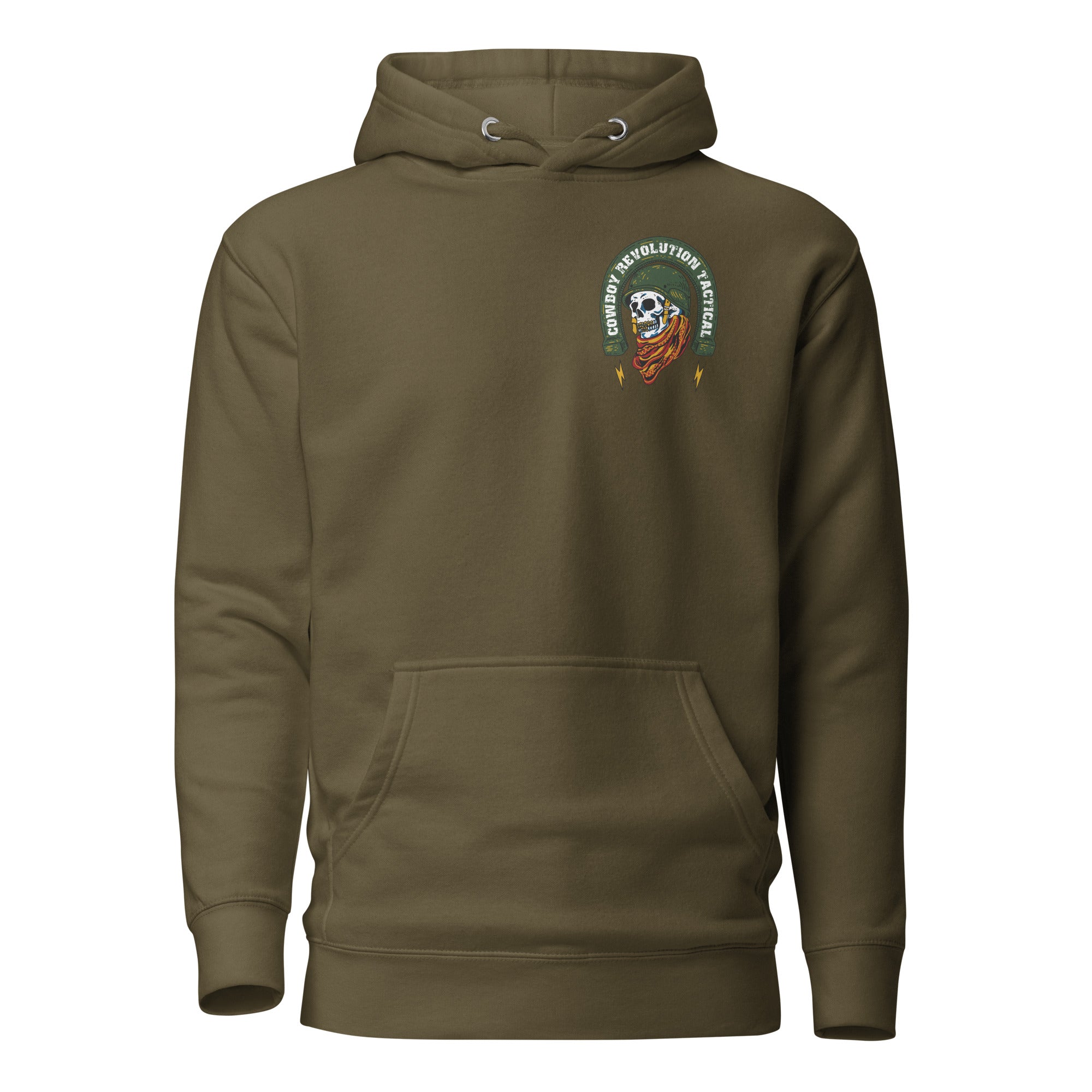 "Hurry Up and Wait" Cowboy Revolution Tactical Premium Hoodie