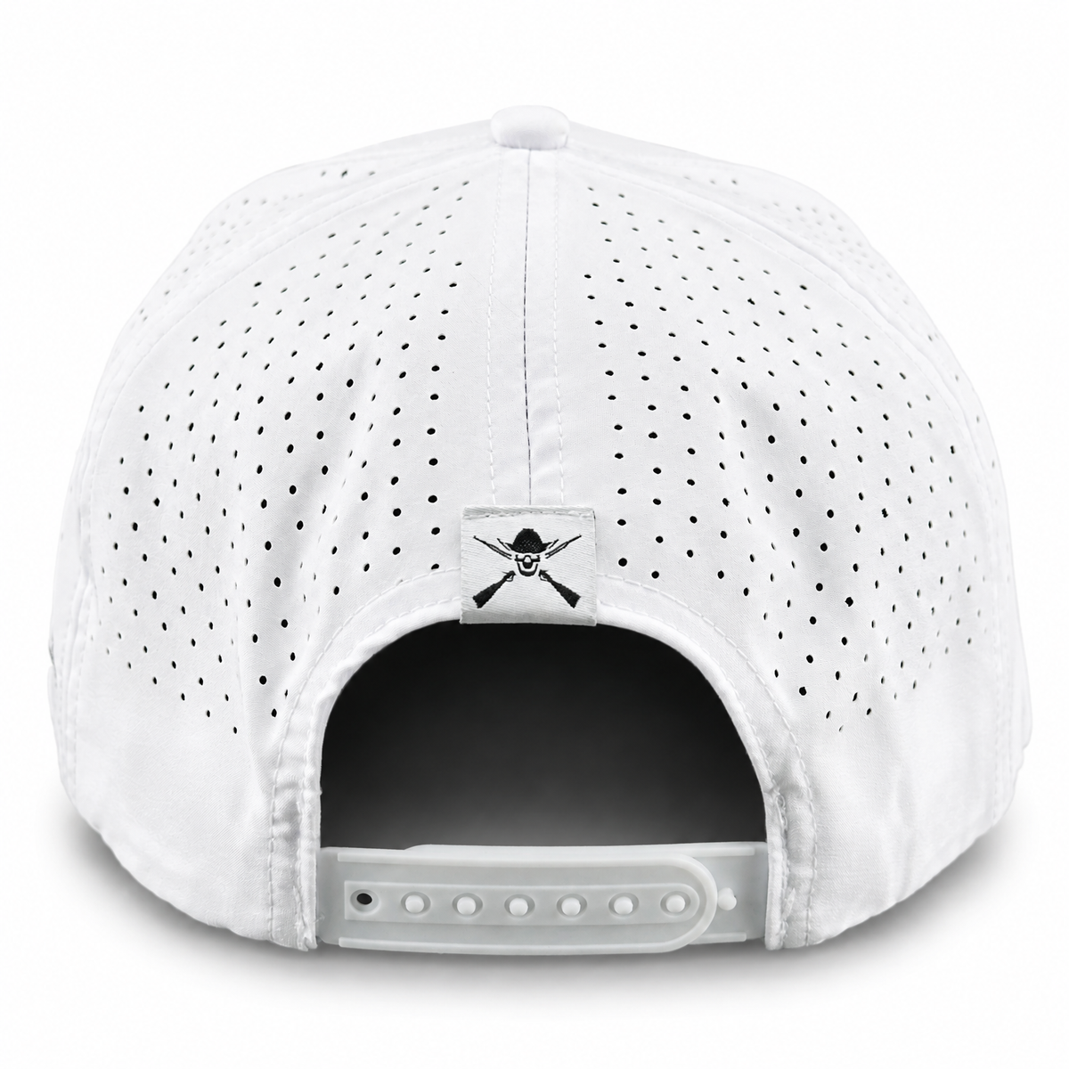 “Cowboy Hat” Performance Patch Rope Hat - White