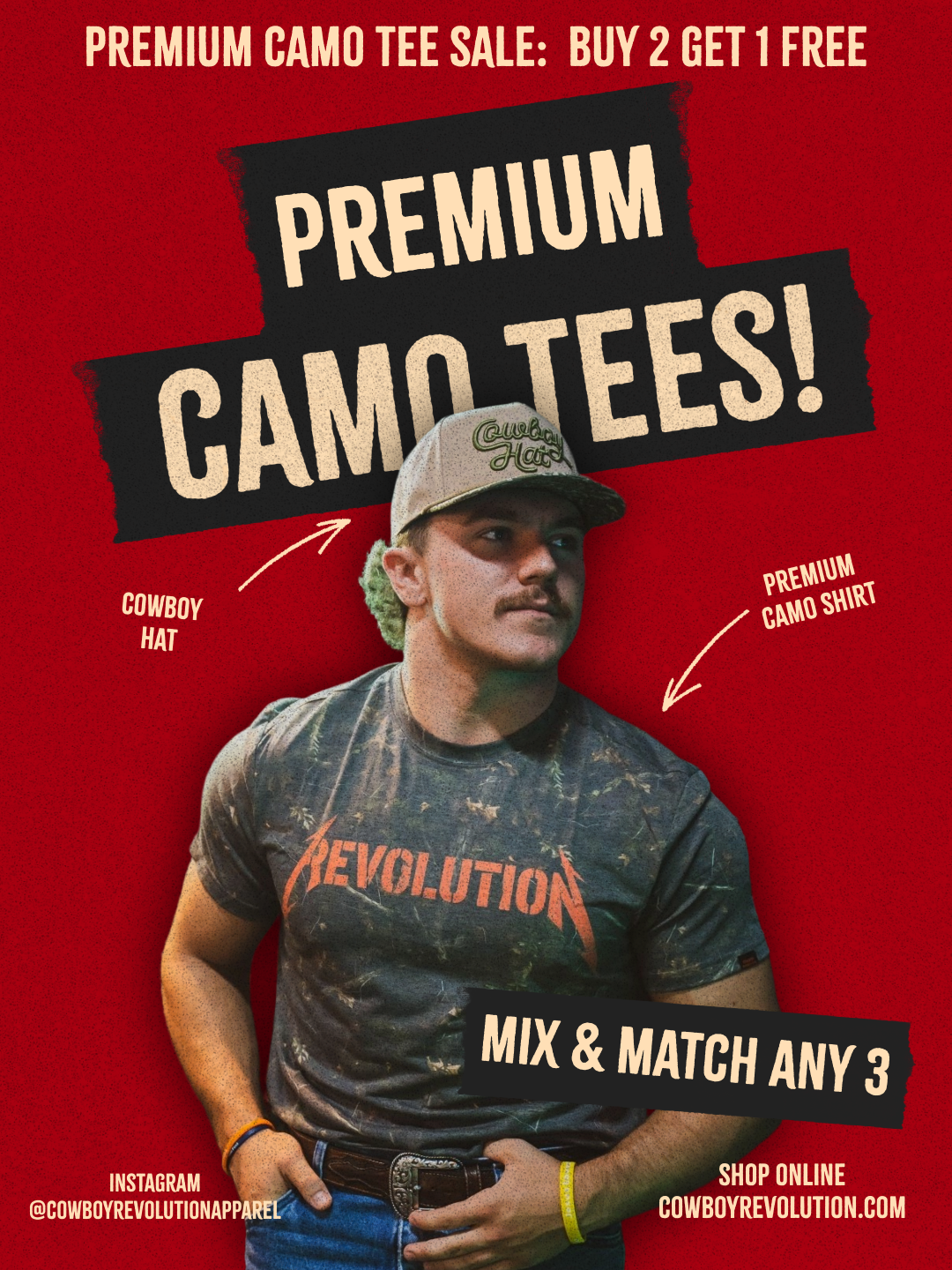 Premium Camo Tees