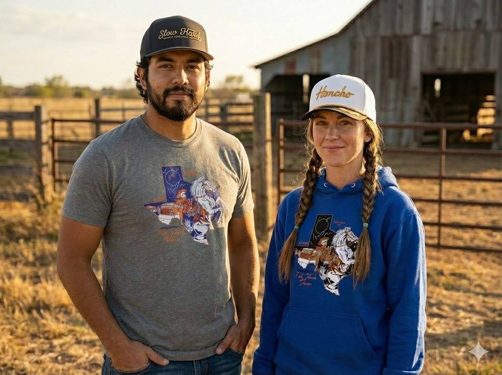 "Houston Fat Stock Show" Premium Hoodie