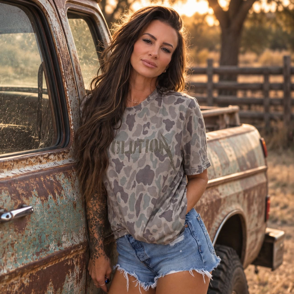 Marshland Camo “Shocker" Premium Short Sleeve Tee