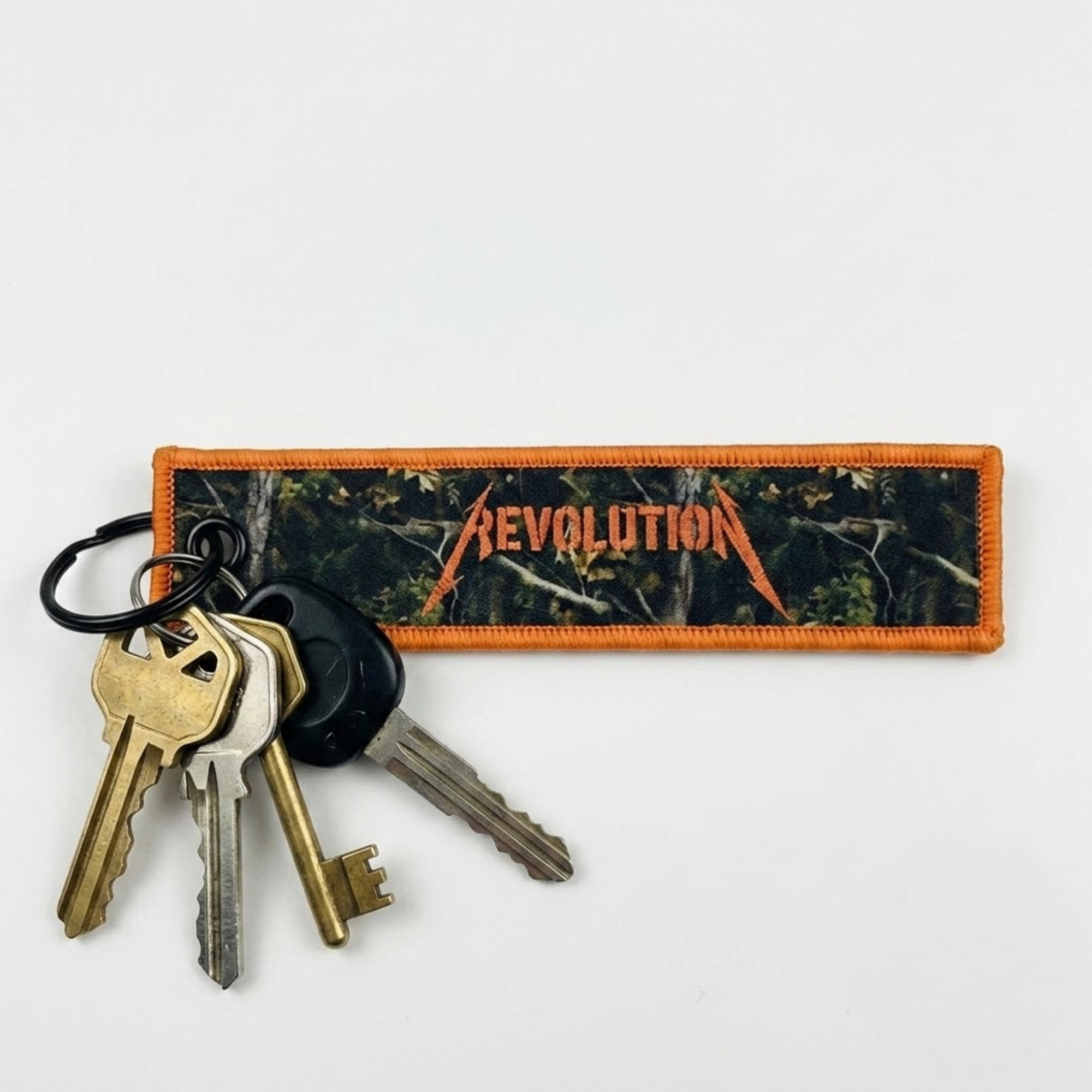 Flight Tag Keychain  - Backwoods Camo “Shocker”
