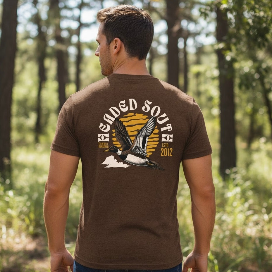 "Headed South" Cowboy Revolution Outdoors Short Sleeve Tri-Blend Tee