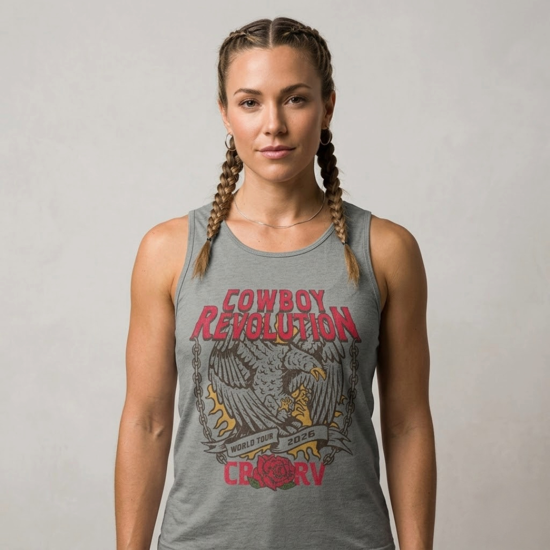 "World Tour '26" Premium Unisex Tank Top