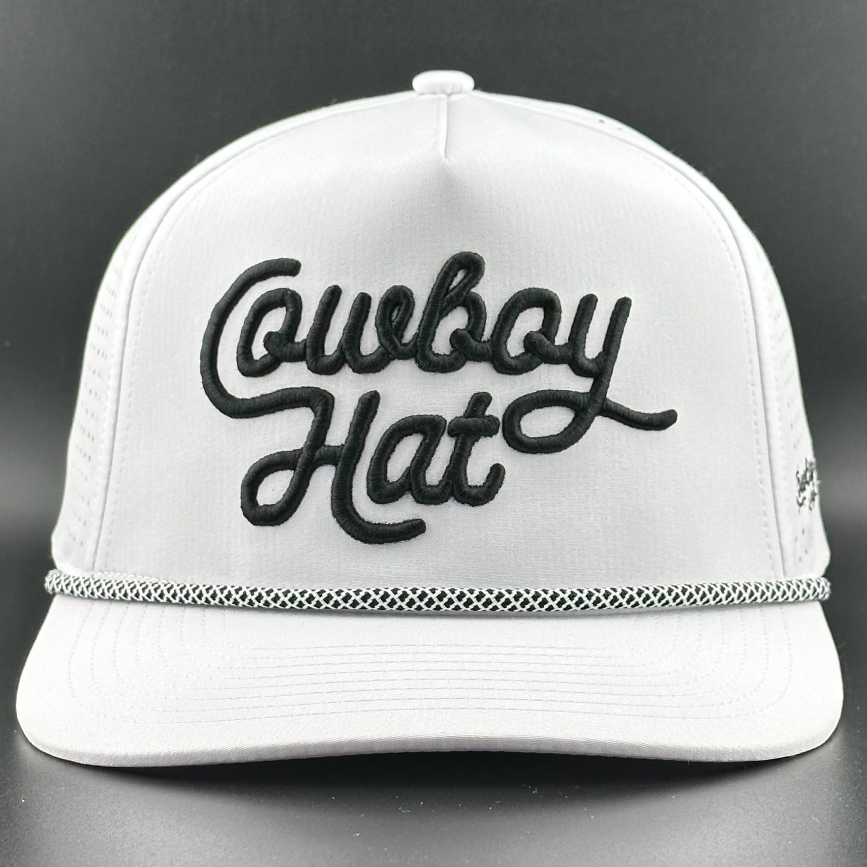 “Cowboy Hat” Summer Edition - Cowboy Revolution White 5-panel Trucker Hat