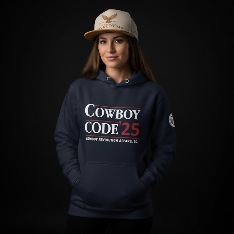 "Cowboy Code '25” Cowboy Revolution Premium Hoodie
