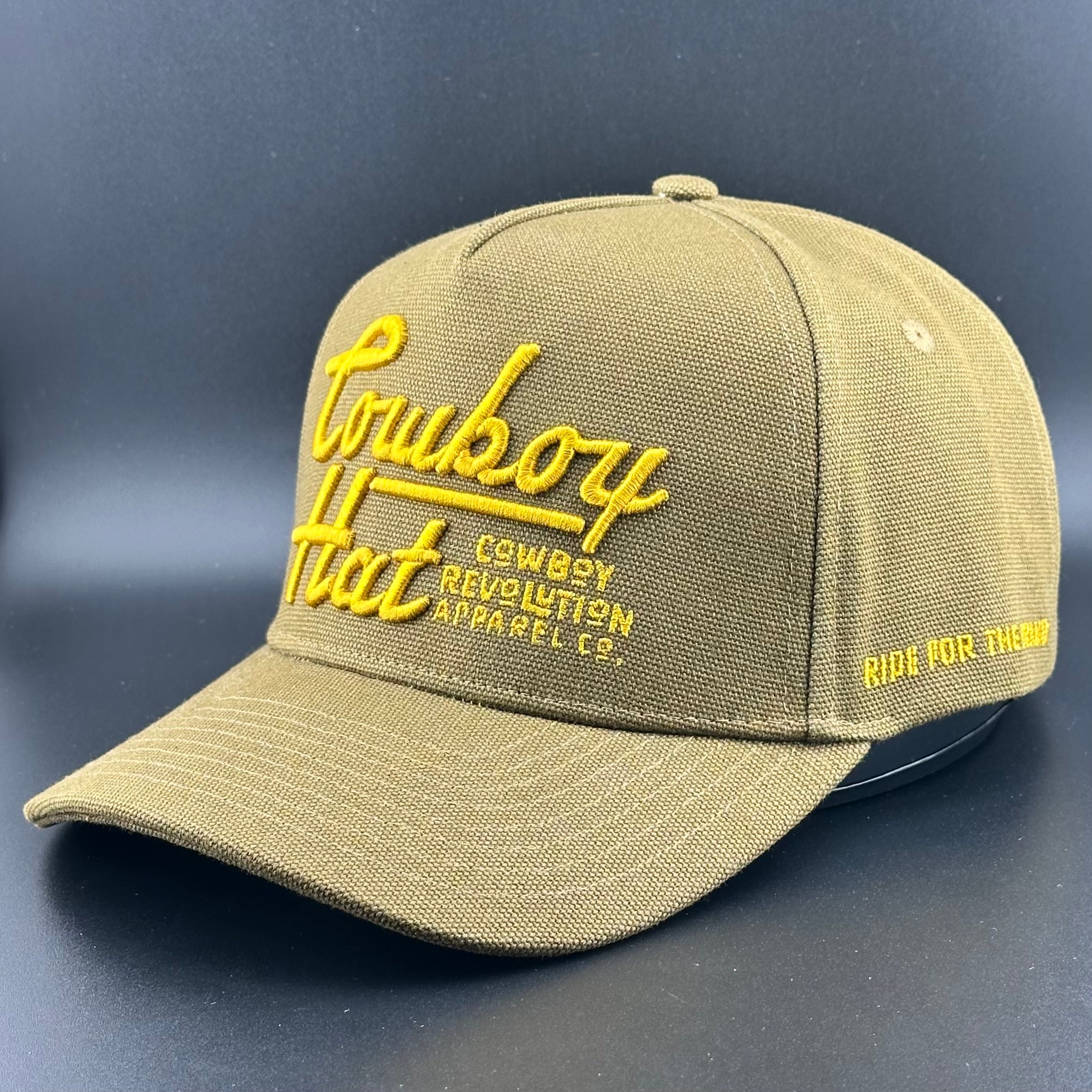 Flatline "Cowboy Hat"  Limited Edition Canvas Hat