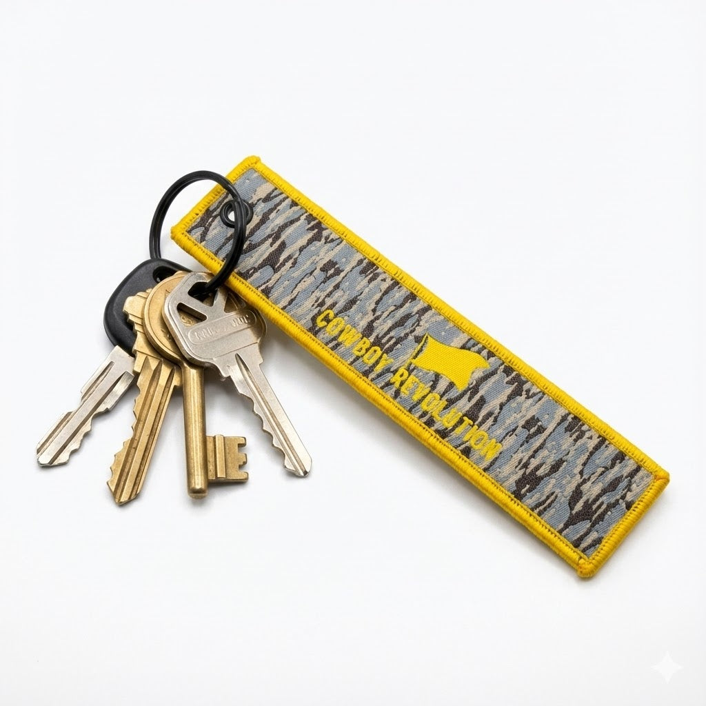 Flight Tag Keychain  - Atakapa Marshland Camo