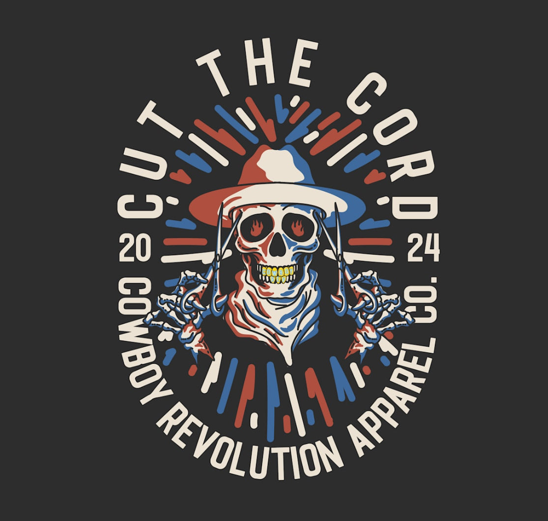 "Cut The Cord" Cowboy Revolution Premium Hoodie