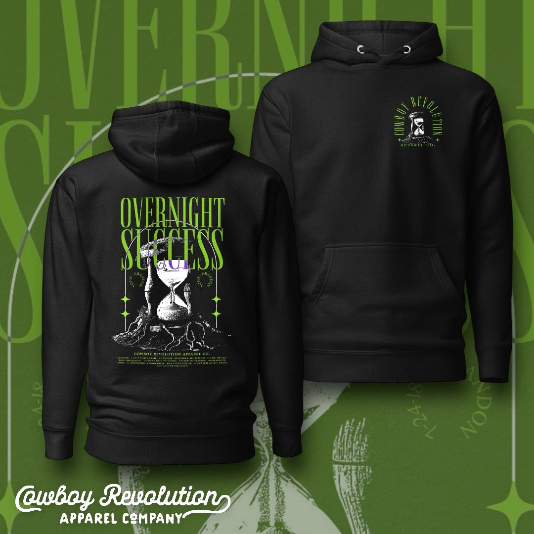 "Overnight Success" Cowboy Revolution Premium Hoodie