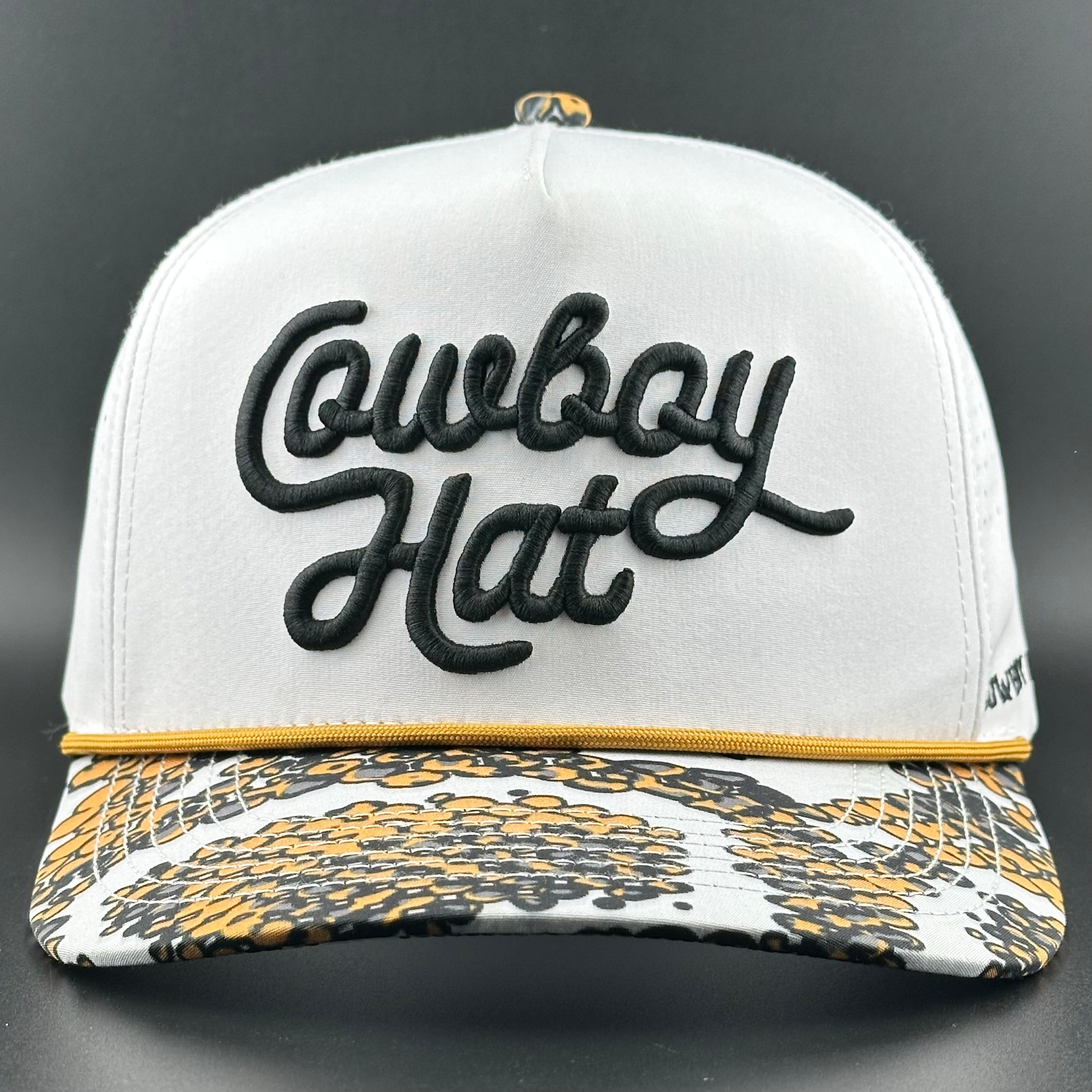 Viper NOLA White Cowboy Hat - Viper Camo Bill Snapback