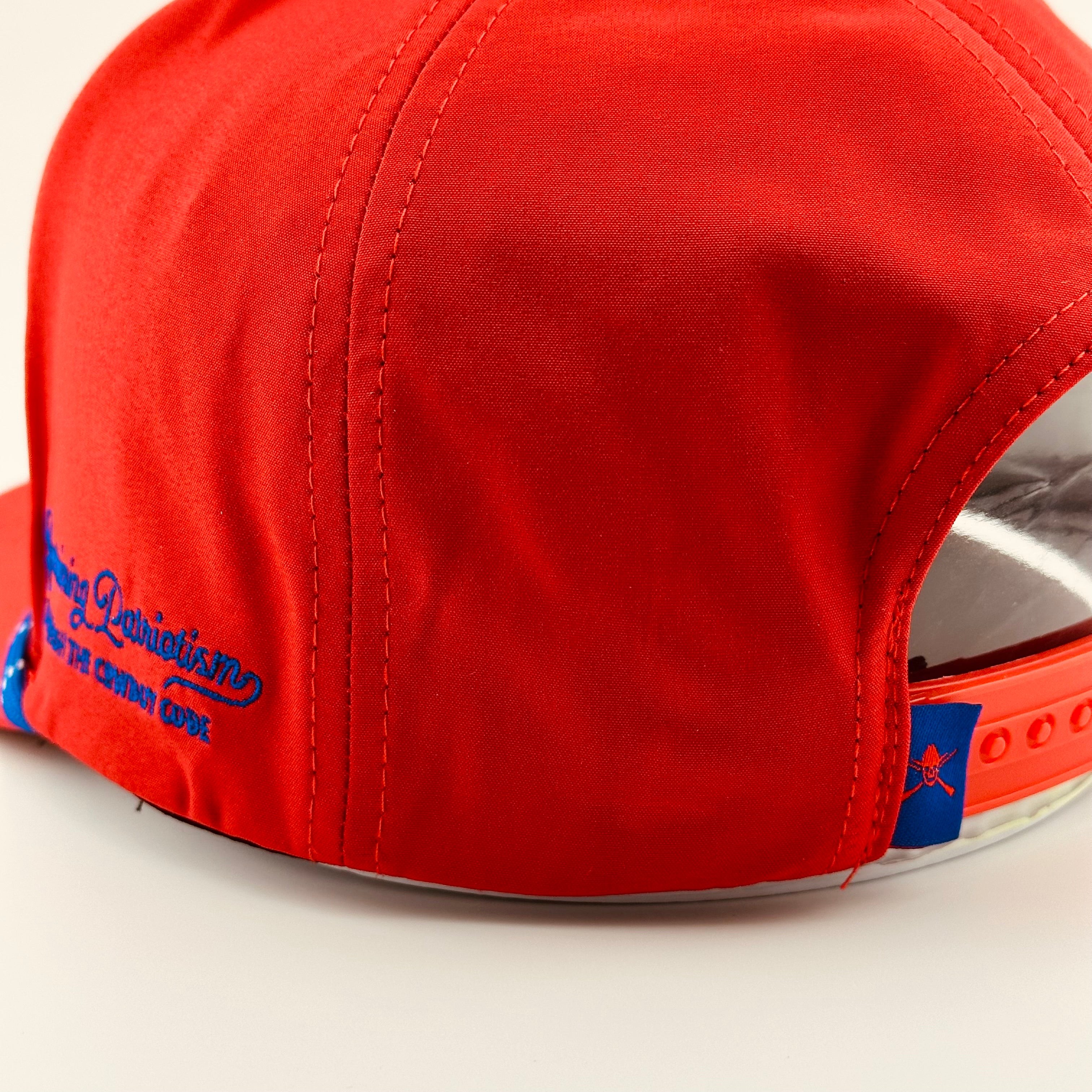 Cowboy Revolution Lightning Red White and Blue Performance Hat Stylish Resilience for Urban Adventures