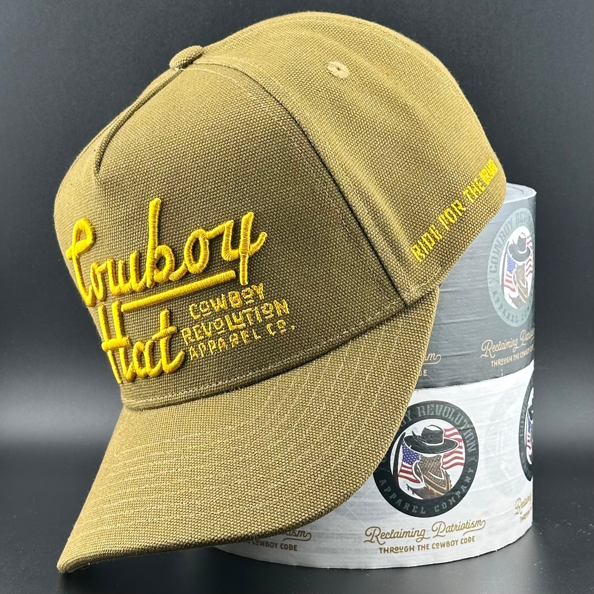 Flatline "Cowboy Hat"  Limited Edition Canvas Hat