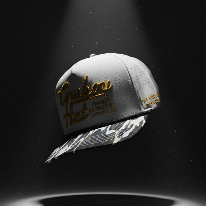 Atakapa Flatline - NOLA White “Cowboy Hat”