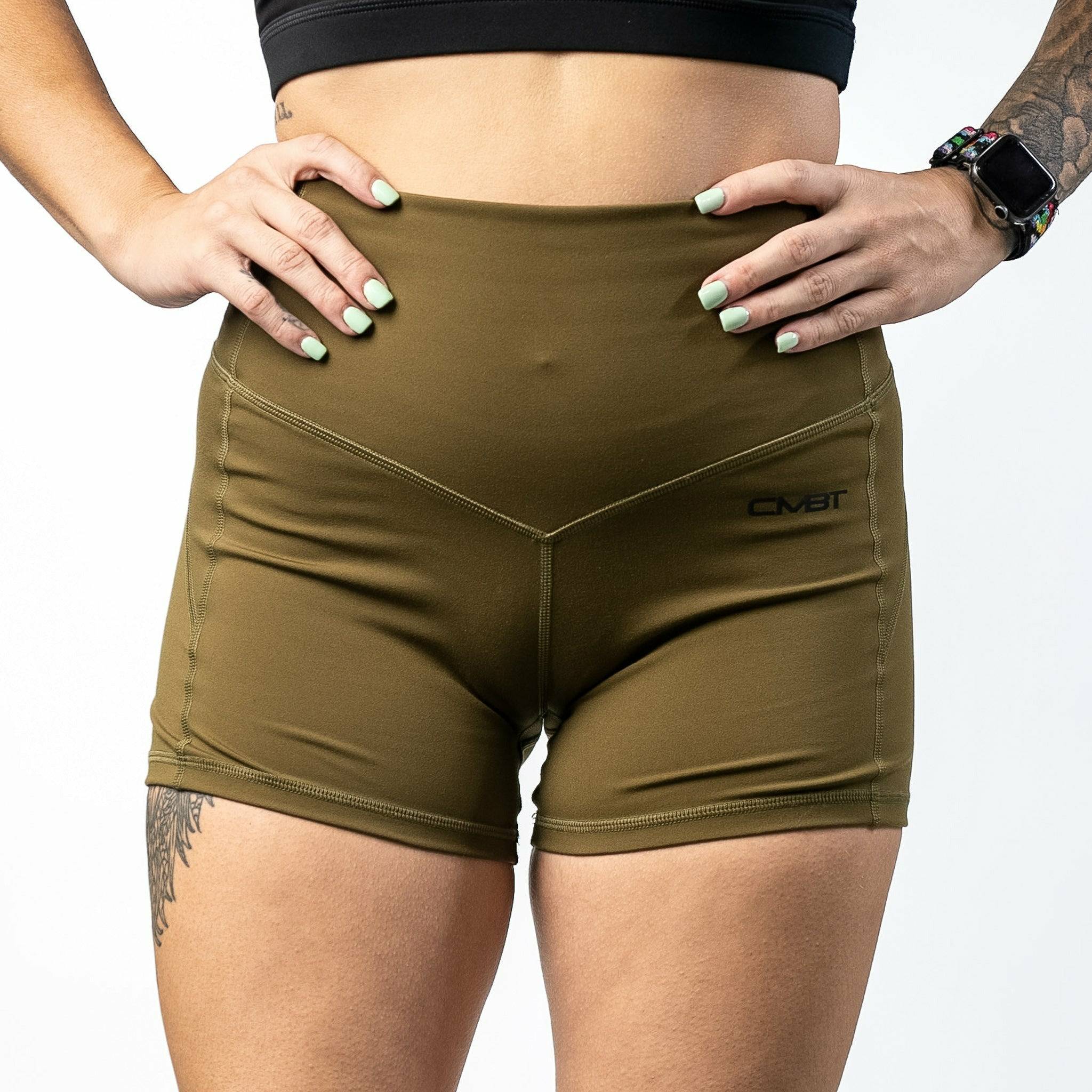 LADIES LUXE HIGH WAISTED SHORTS