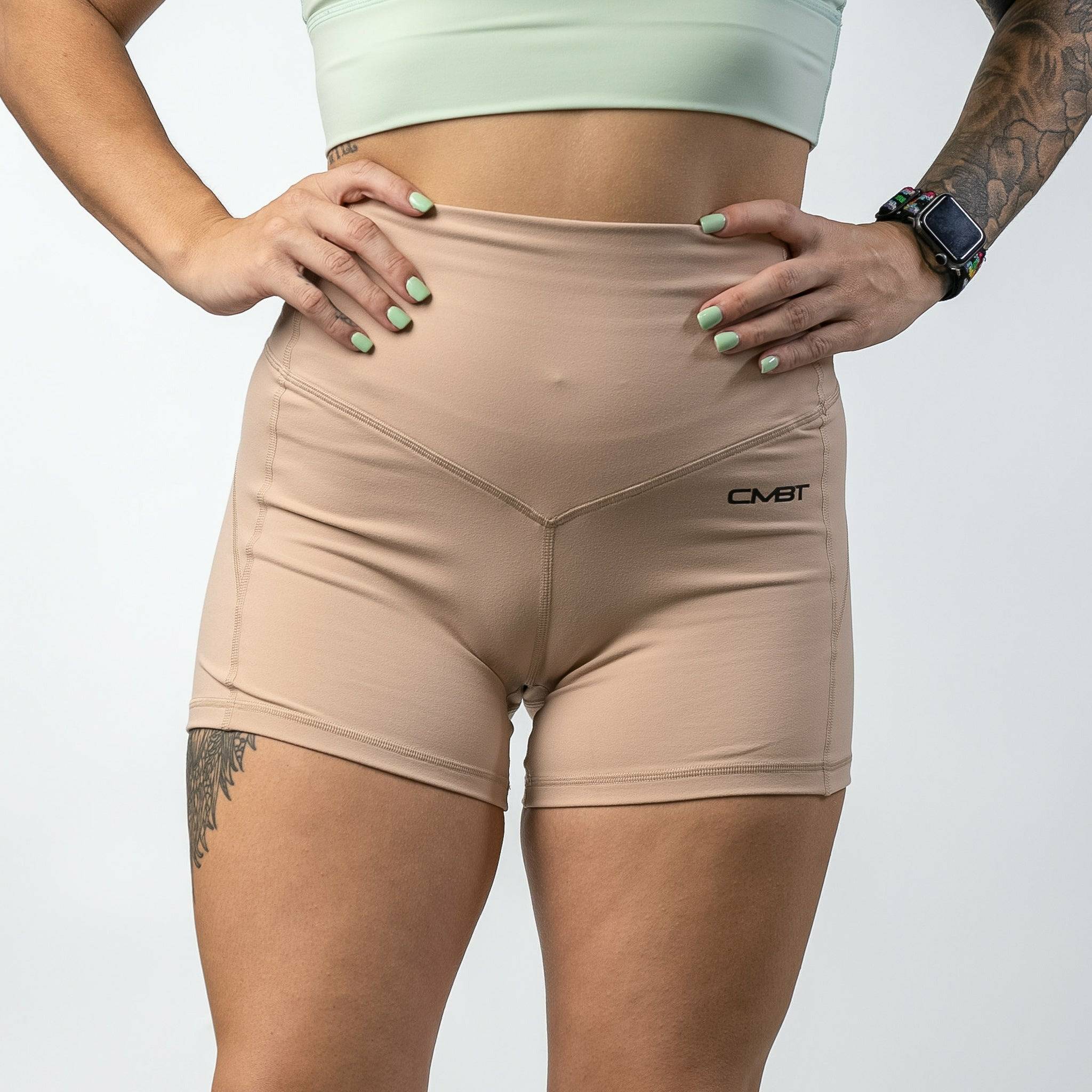 LADIES LUXE HIGH WAISTED SHORTS