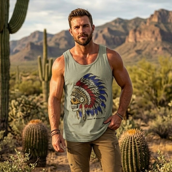 "Big Chief" Premium Unisex Tank Top