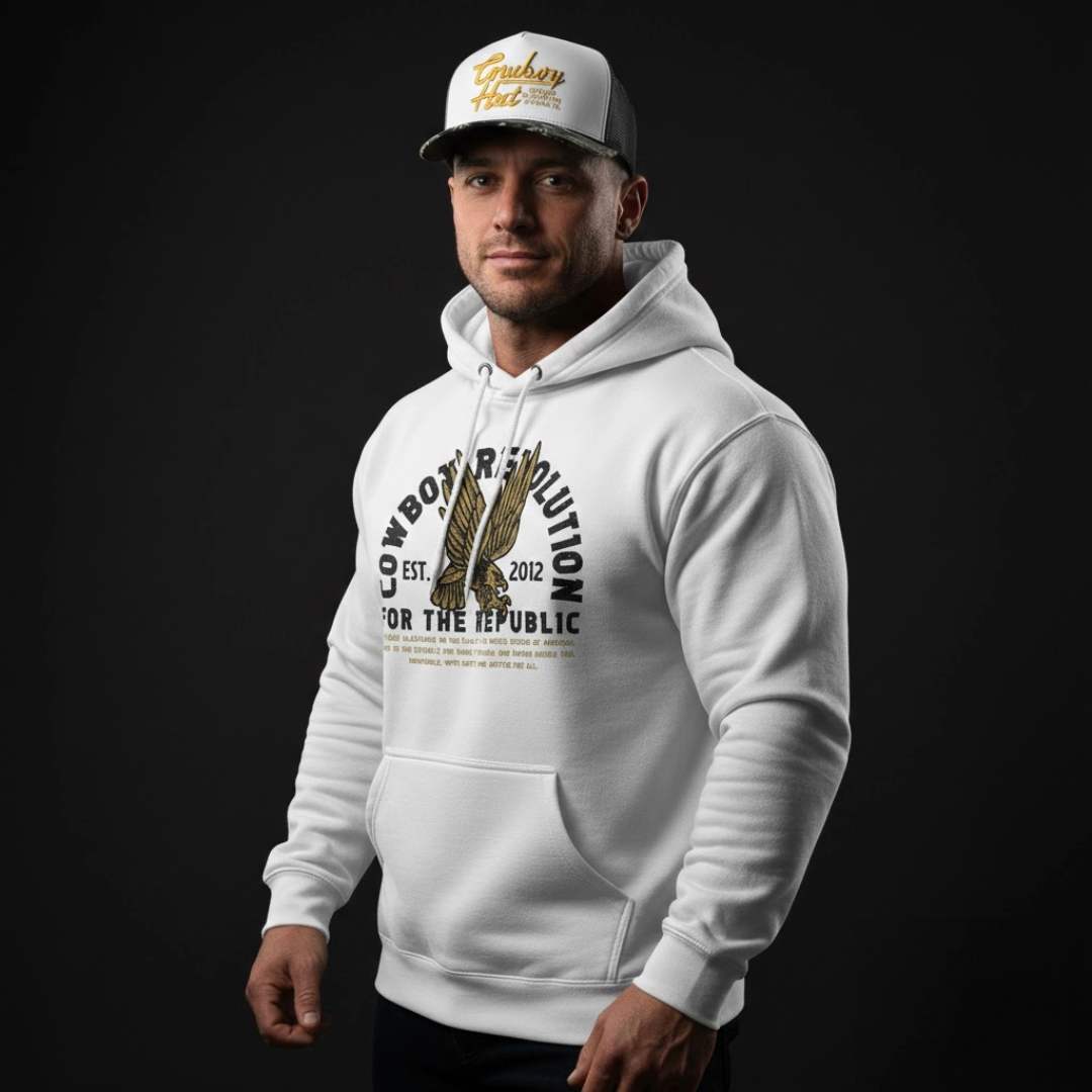 "Pledge of Allegiance" Cowboy Revolution Premium Hoodie