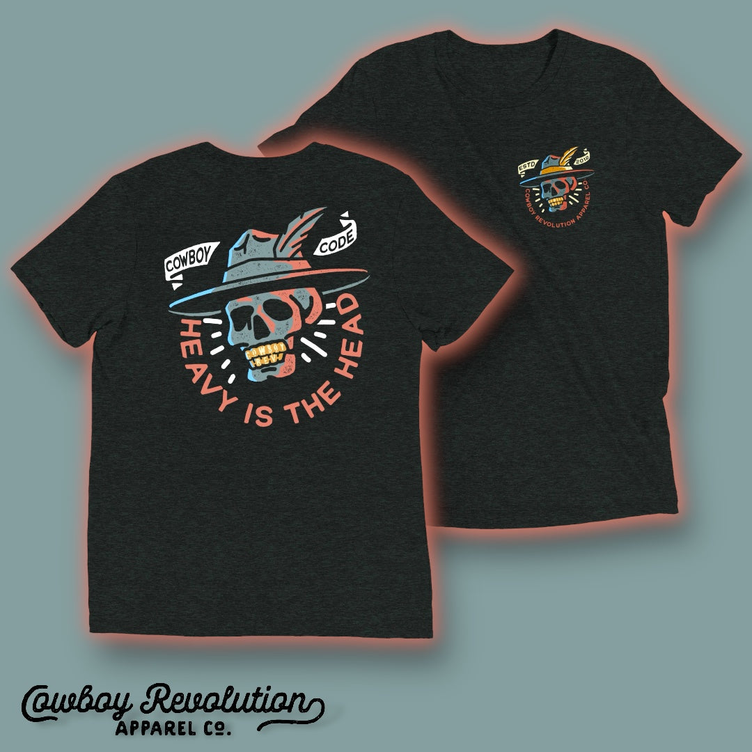 Heavy Is The Head Cowboy Tee | Embrace the Cowboy Code Revolution