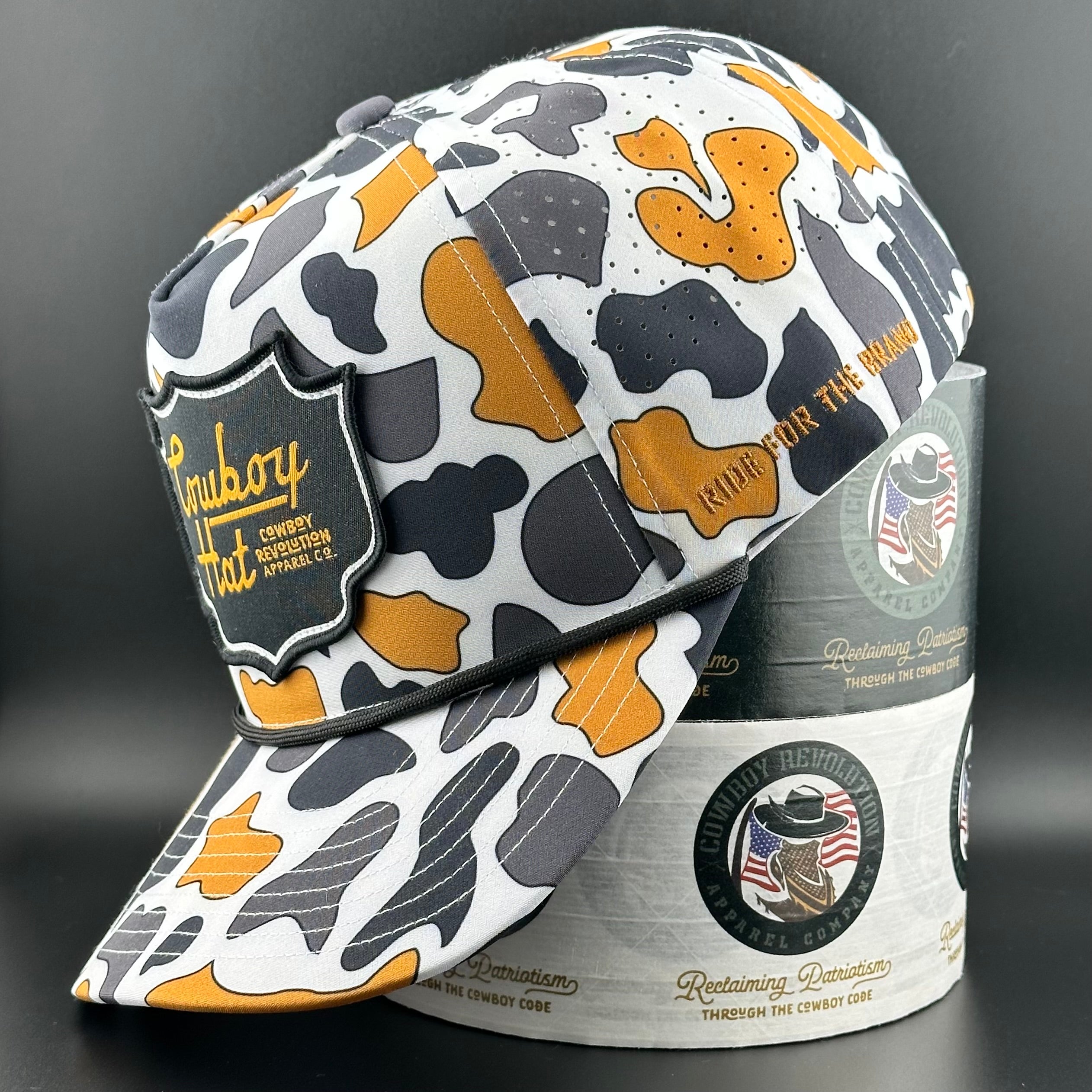 NOLA White “Cowboy Hat” - Performance Patch Rope Hat