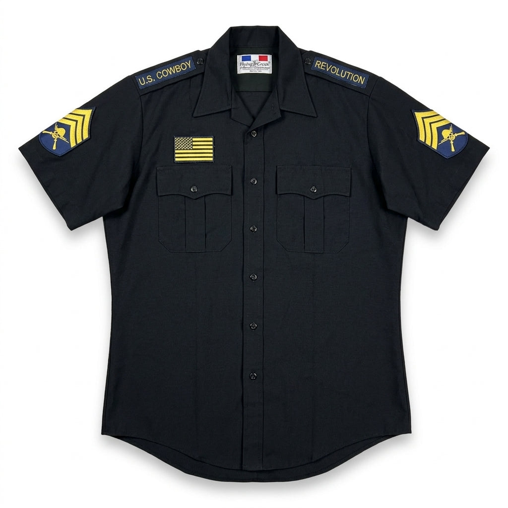 Cowboy Revolution Custom Security - Short Sleeve - Black (Size Large)