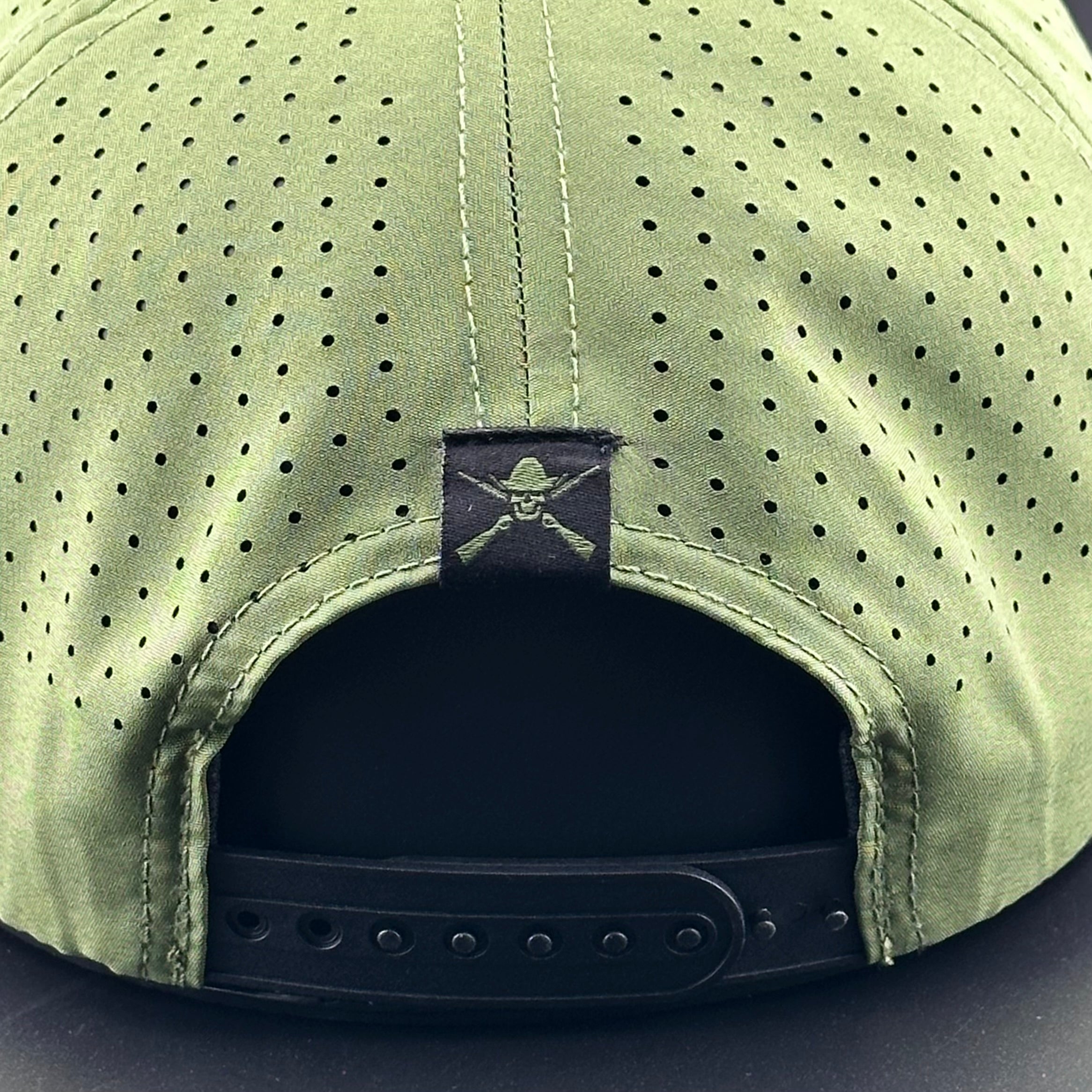 Atakapa Flatline Woodland Cowboy Hat - Military Camo Performance Hat