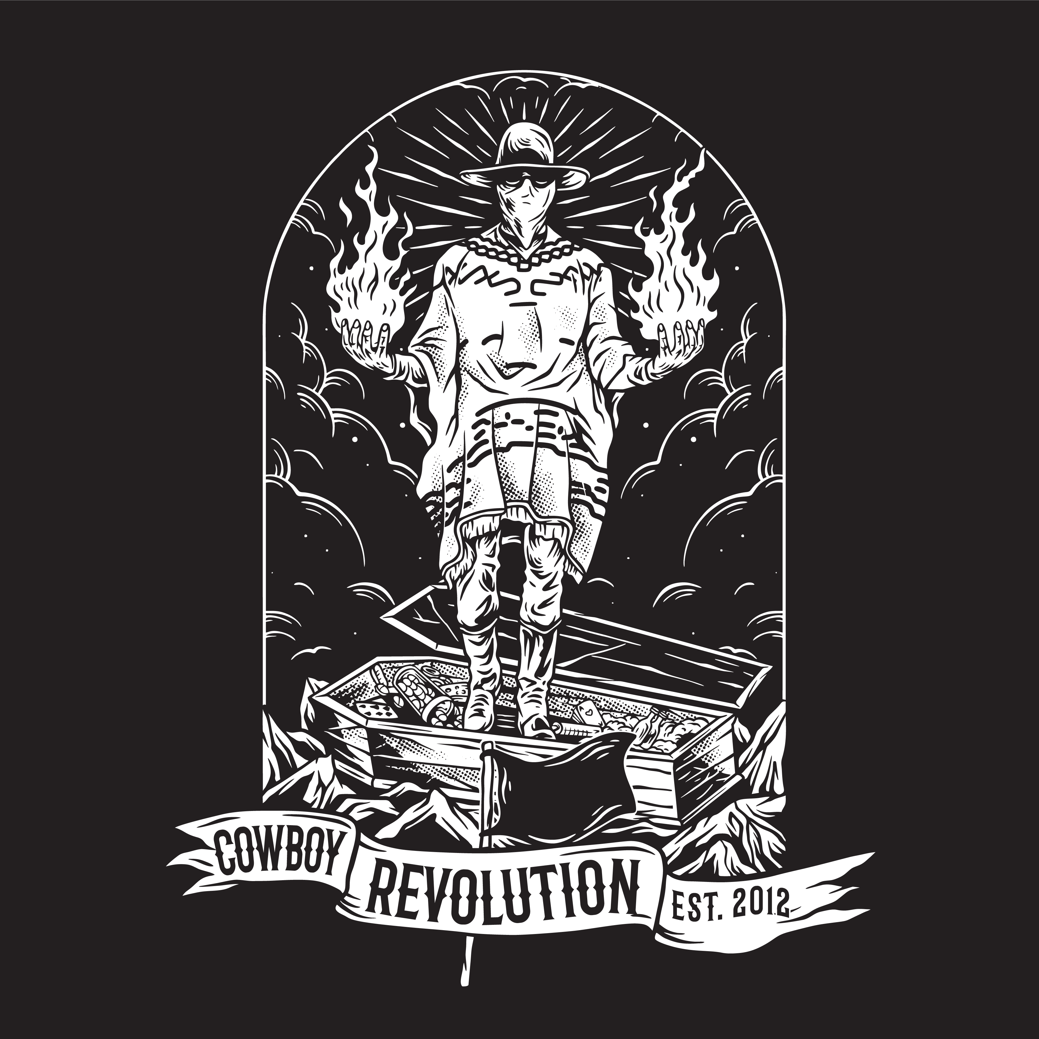 "Old Habits" Cowboy Revolution Premium Hoodie