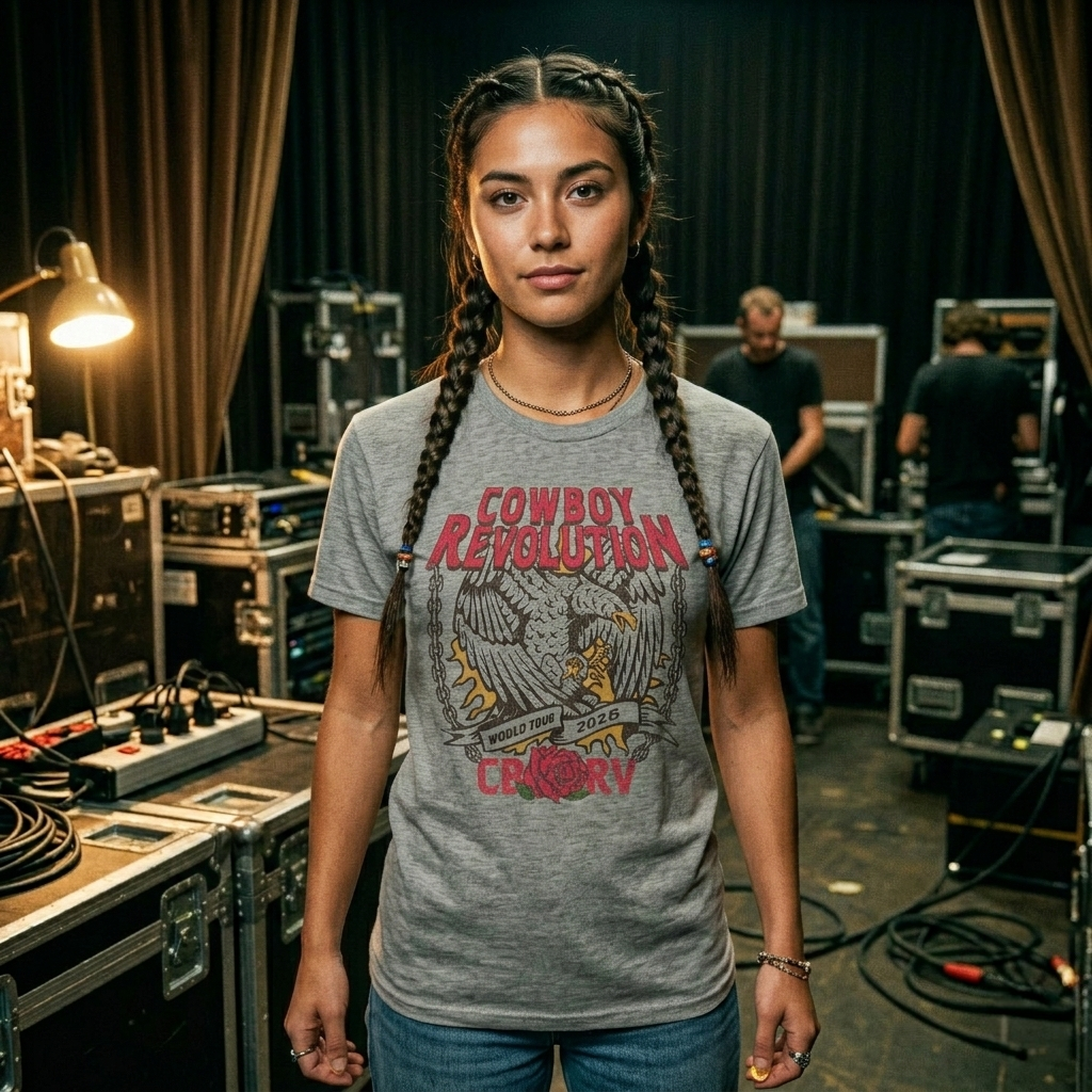 "World Tour '26" COWBOY REVOLUTION SHORT SLEEVE TEE