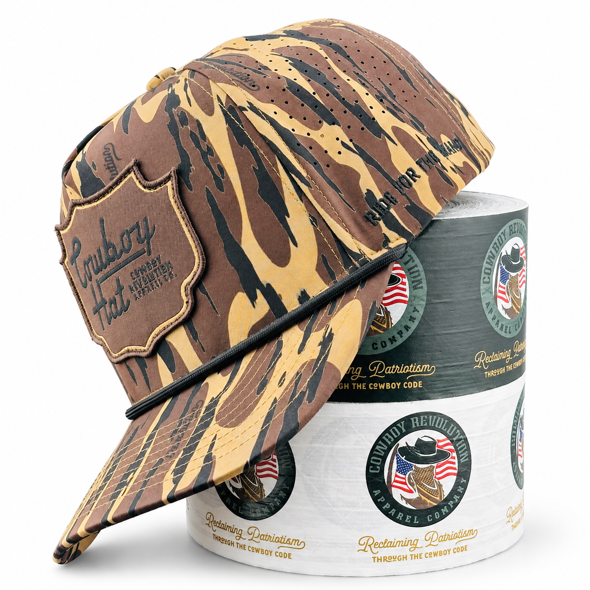 Atakapa Camo - Swampland Patch “Cowboy Hat”