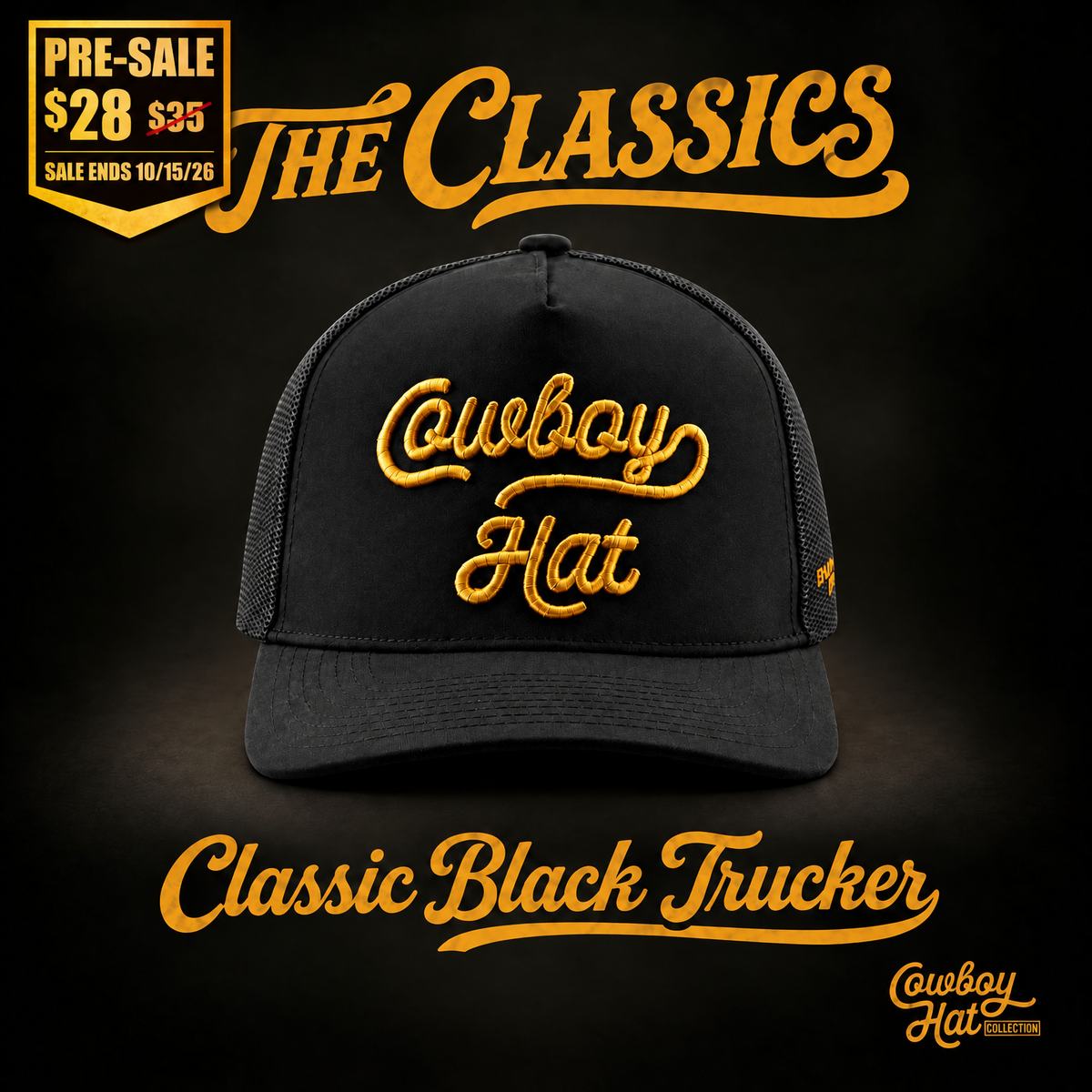 The Original Script “Cowboy Hat” Trucker Hat