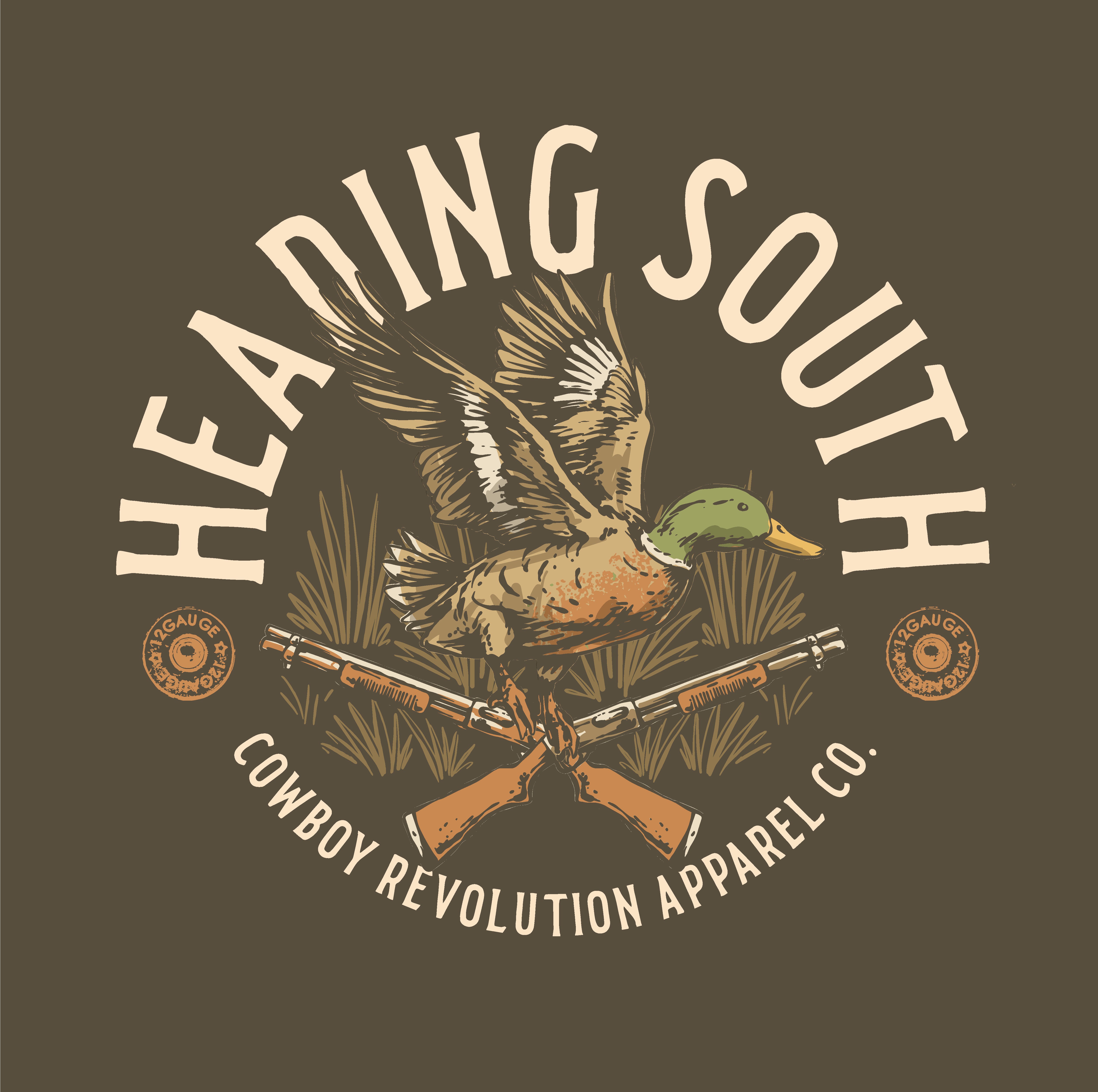 "Heading South" Cowboy Revolution Premium Hoodie